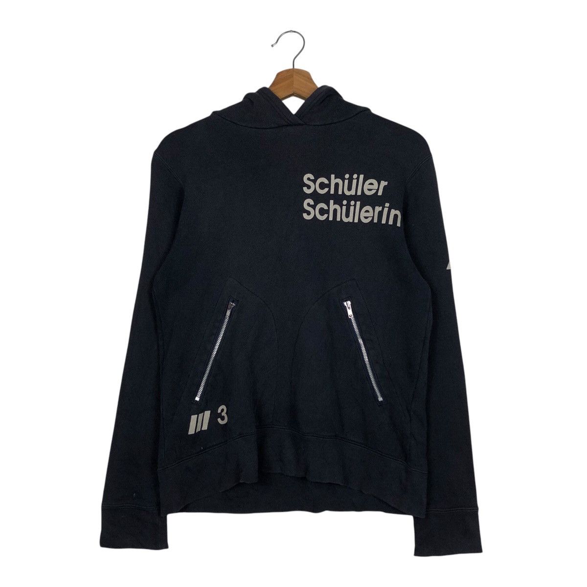 Japanese Brand × Vintage 📌Vintage Hoodie Sweatshirt Big Logo Schuler Schulerin Size US M / EU 48-50 / 2 - 13 Thumbnail