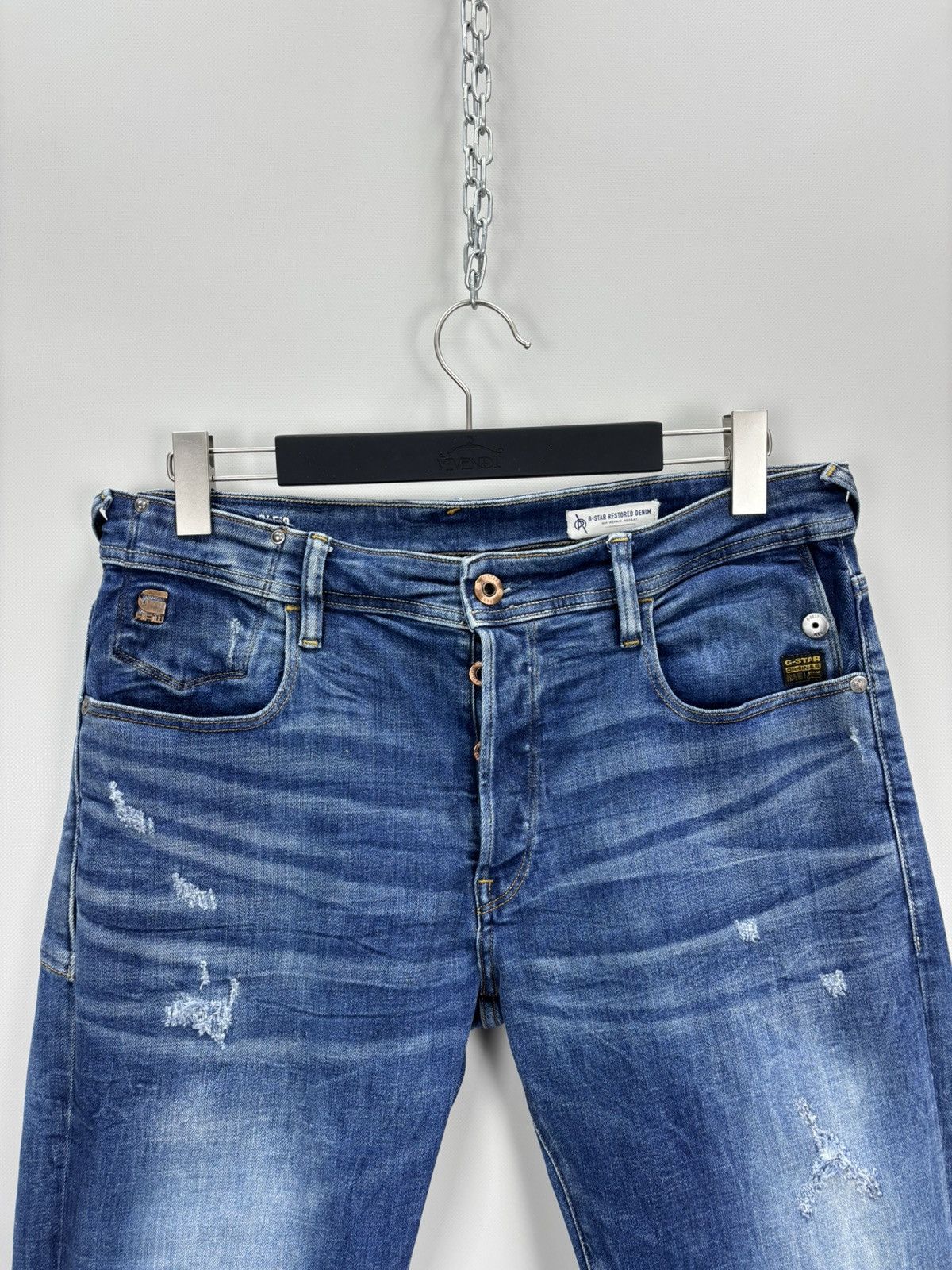 G-Star Mens jeans G Star Raw Size 34 Color Blue Size US 34 / EU 50 - 3 Thumbnail