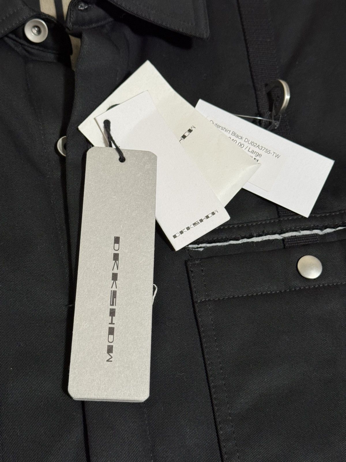 Rick Owens Drkshdw 🔥2000$ Rick Owens DRKSHDW 22SS Padded Outershirt Jacket Size US L / EU 52-54 / 3 - 5 Thumbnail