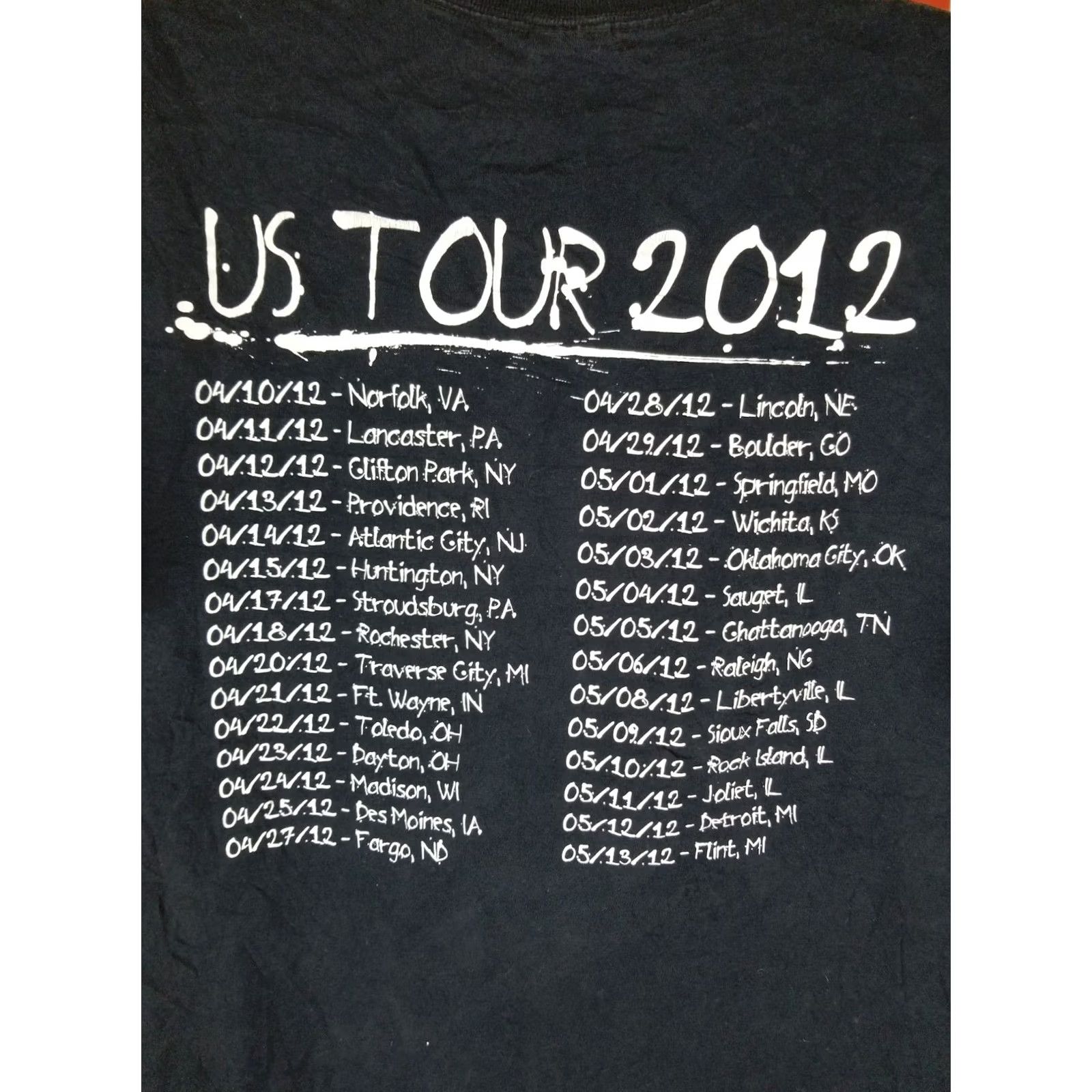 Fruit Of The Loom VINTAGE CLUTCH BAND PIGTOWN BLUES TOUR T-SHIRT XLARGE Nike? Size US XL / EU 56 / 4 - 6 Thumbnail