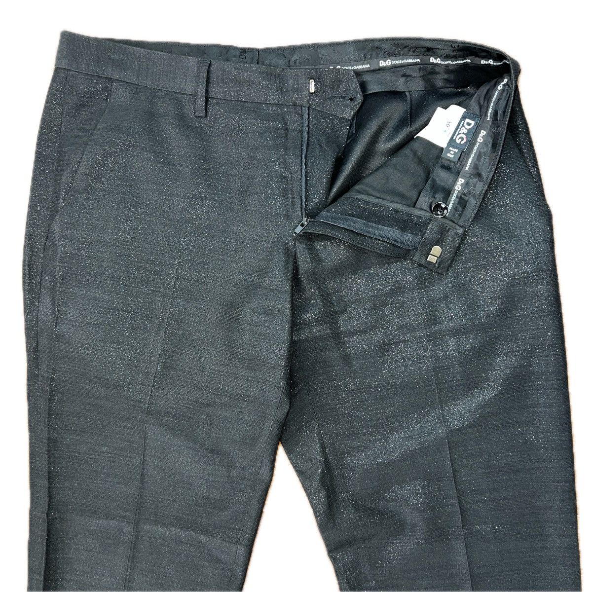 Dolce & Gabbana Dolce & Gabbana Shimmering Pleated Pants Size US 33 - 6 Thumbnail