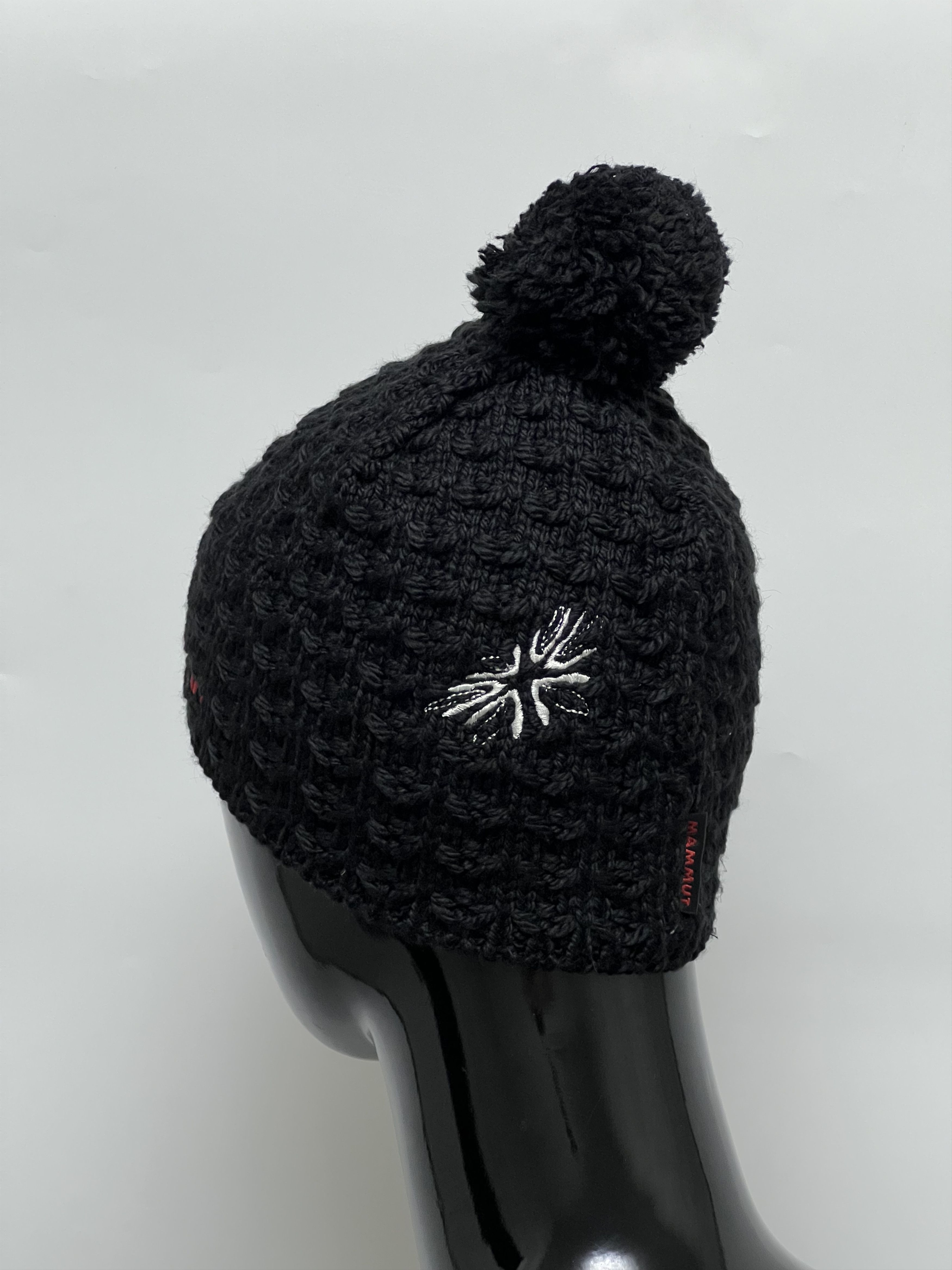 Mammut Mammut Beanie Hat Knit Pom Pom Lined Thermal Winter Outdoor Size ONE SIZE - 2 Thumbnail