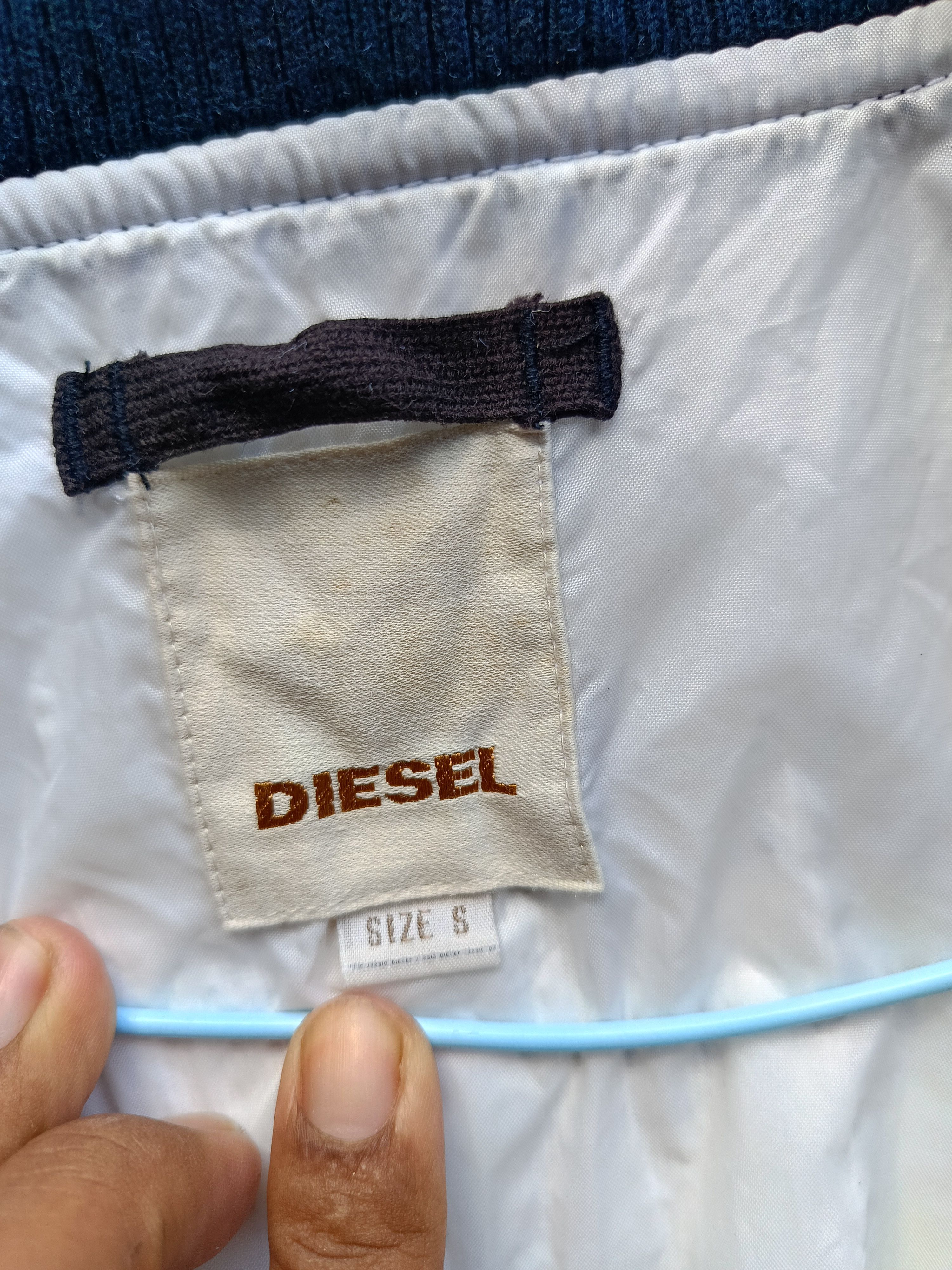Diesel DIESEL MONOGRAM SPELLOUT BOMBER JACKET NYLON Size US S / EU 44-46 / 1 - 17 Thumbnail