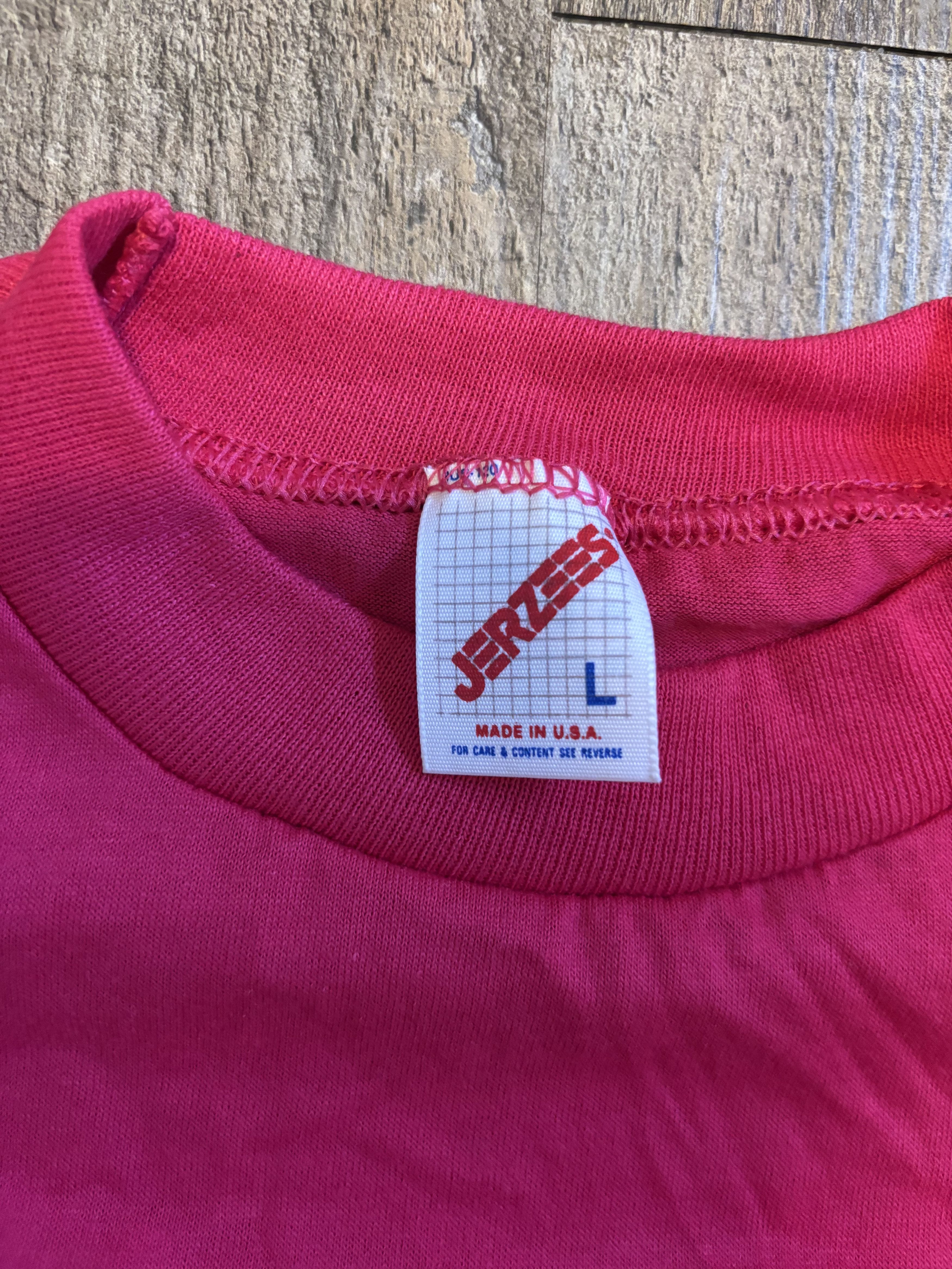 Jerzees Vintage Jerzees Blank Tee Shirt Made in USA / Single Stitch Size US L / EU 52-54 / 3 - 2 Thumbnail
