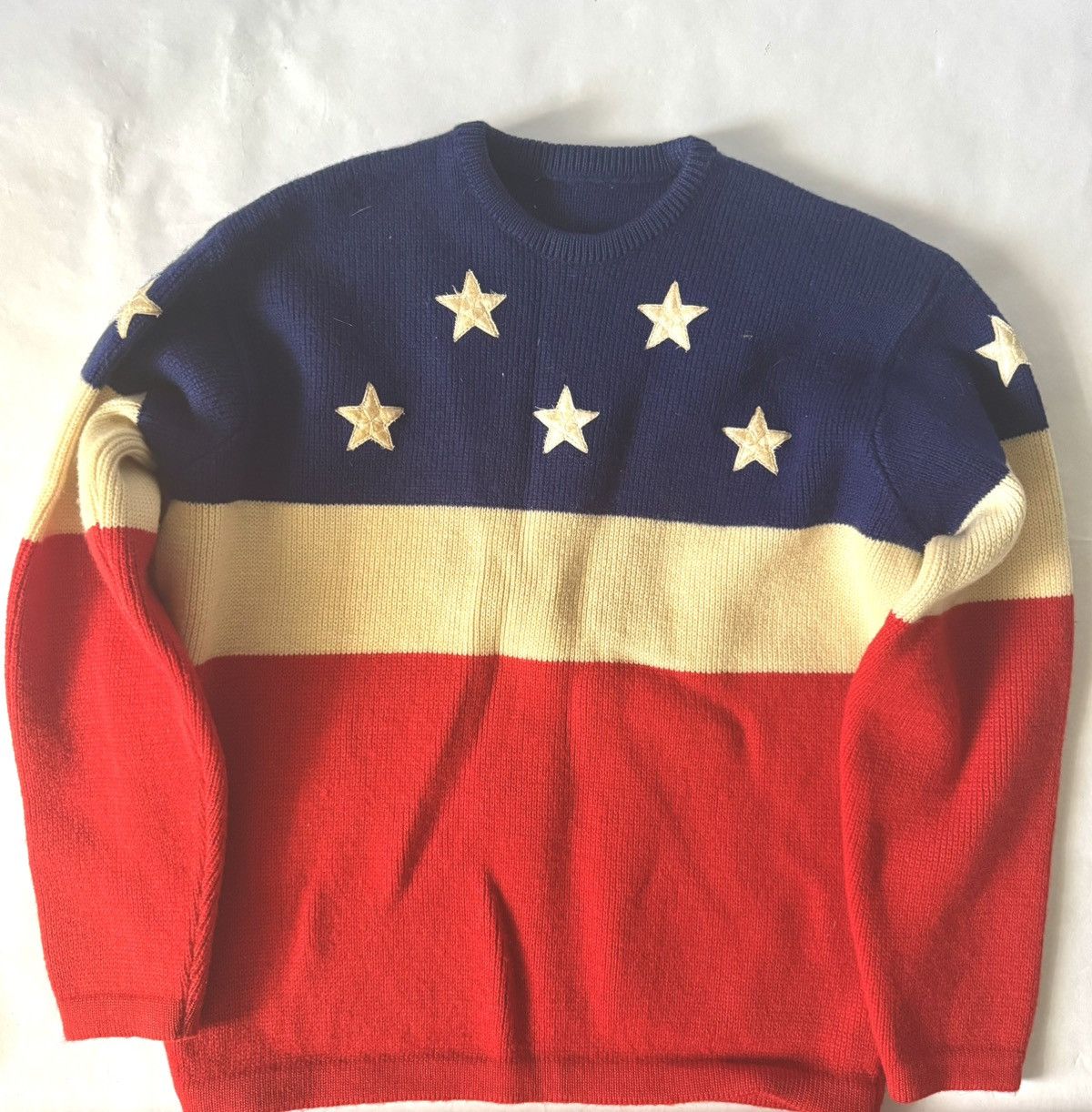 Other Vintage US flag knitted sweater Size US S / EU 44-46 / 1 - 1 Thumbnail