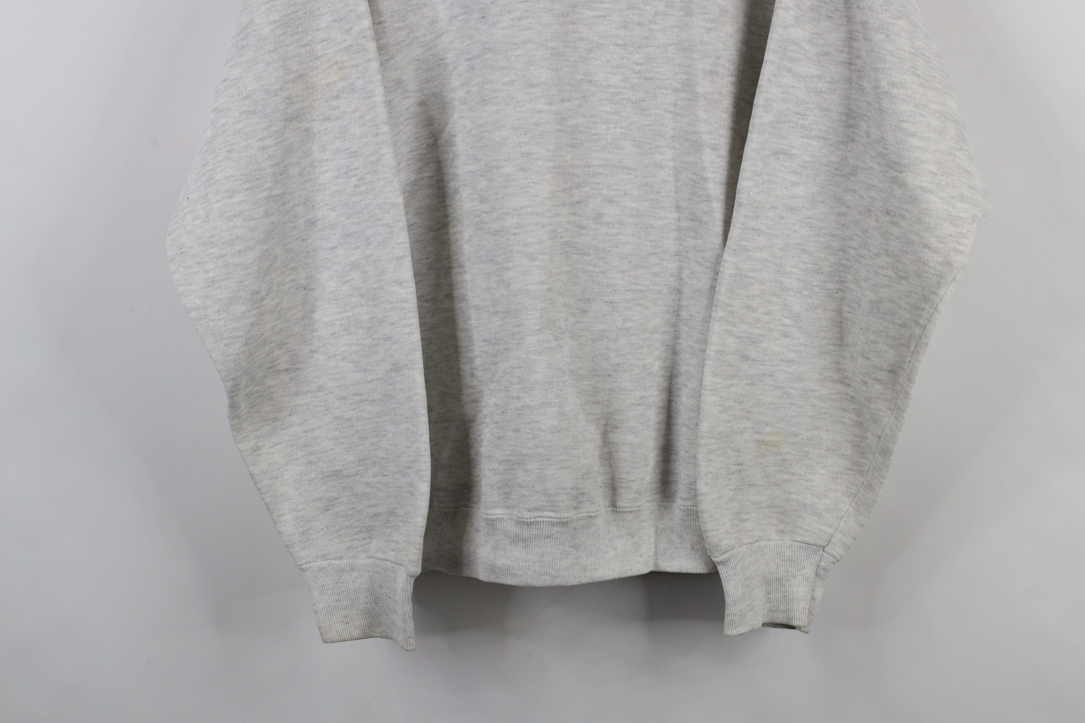 Vintage Vintage 90s Streetwear Heavyweight Crewneck Sweatshirt Gray Size US XL / EU 56 / 4 - 3 Thumbnail