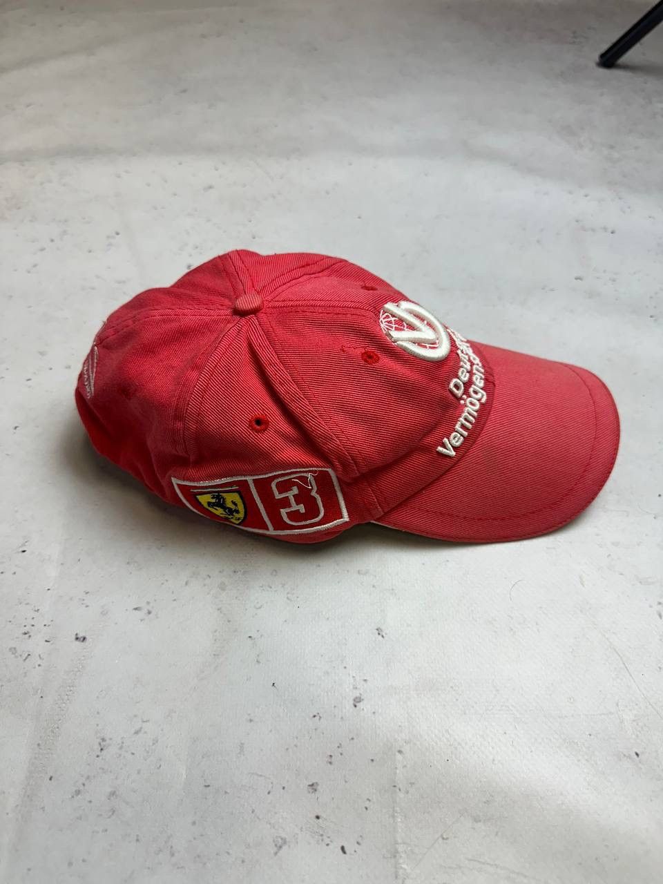 Ferrari Vintage Ferarri Schumacher Racing Y2K Cap Size ONE SIZE - 3 Thumbnail