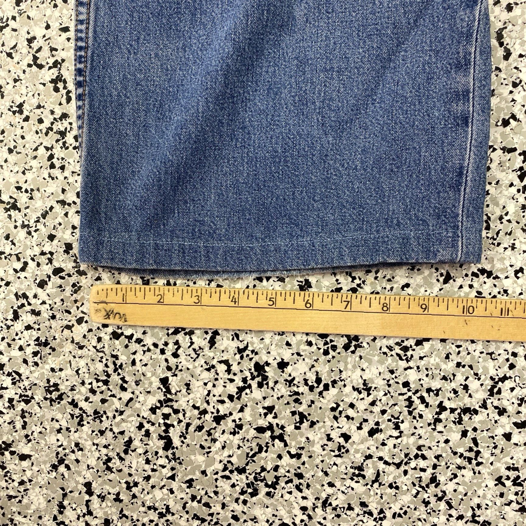 Gap VINTAGE GAP Jeans Mens 34x25.5 Wide-Leg Baggy Skater Faded Grunge Y2K HEMMED Size US 34 / EU 50 - 3 Thumbnail