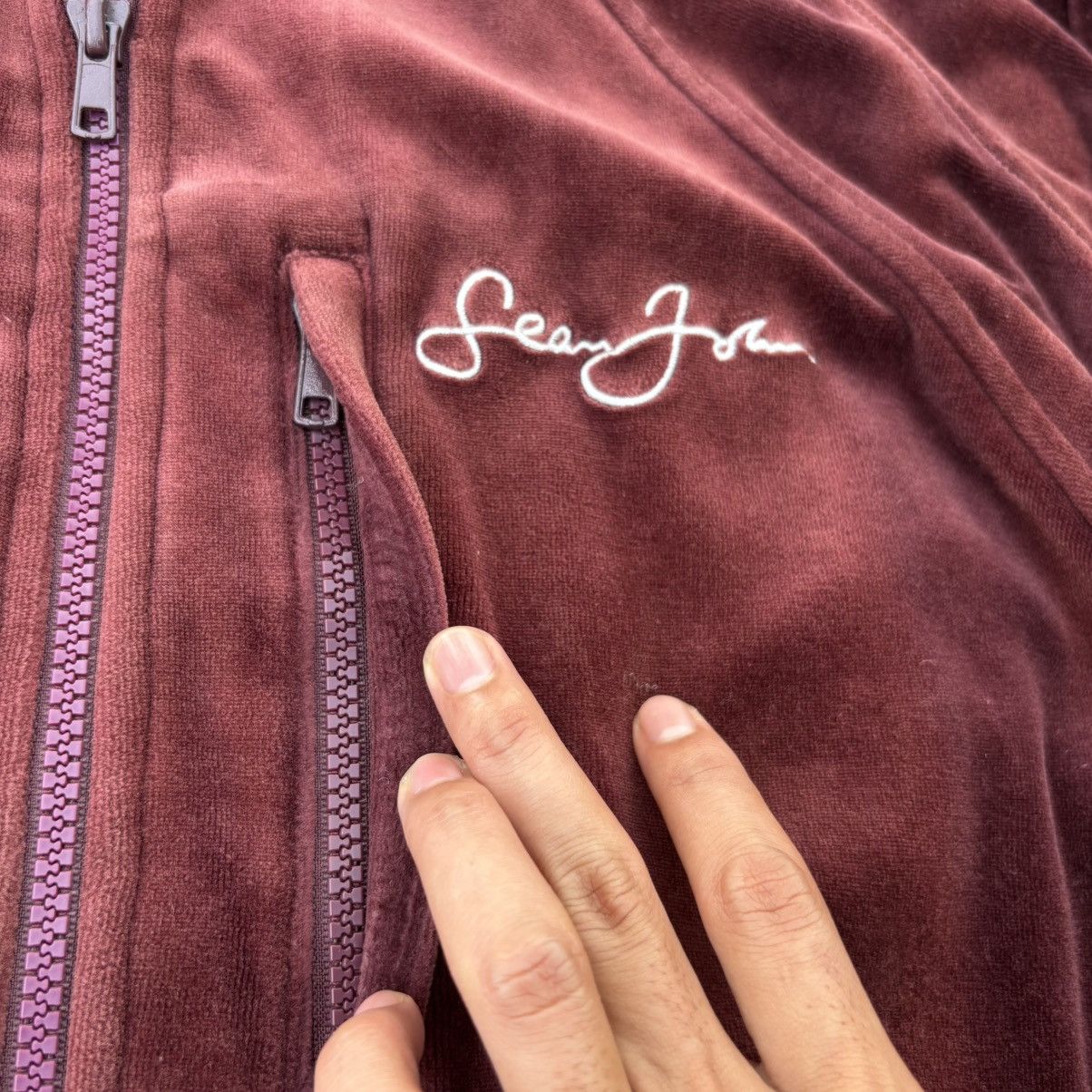 Sean John Burgundy Sean John Velvet Track Jacket Size US XXL / EU 58 / 5 - 3 Thumbnail