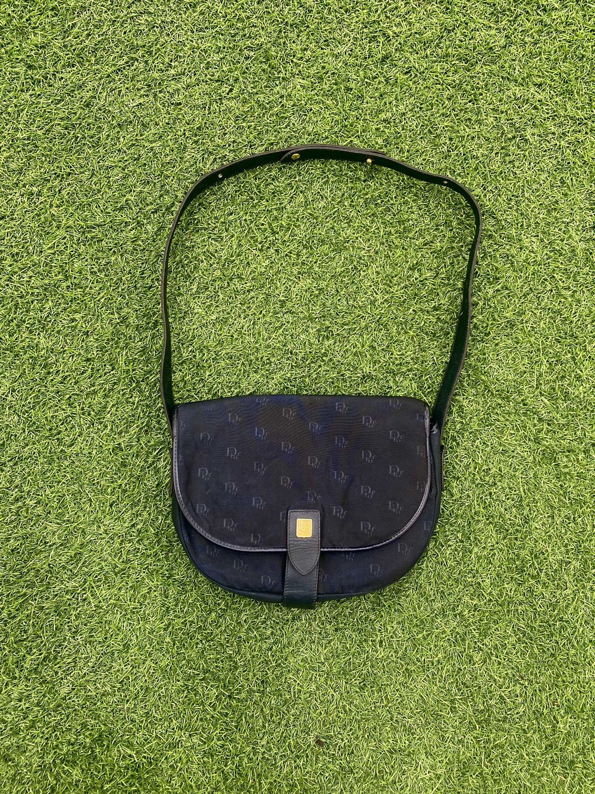 Christian Dior Monsieur VTG CHRISTIAN DIOR MONOGRAM CANVAS CROSSBODY SHOULDER BAG Size ONE SIZE - 2 Thumbnail