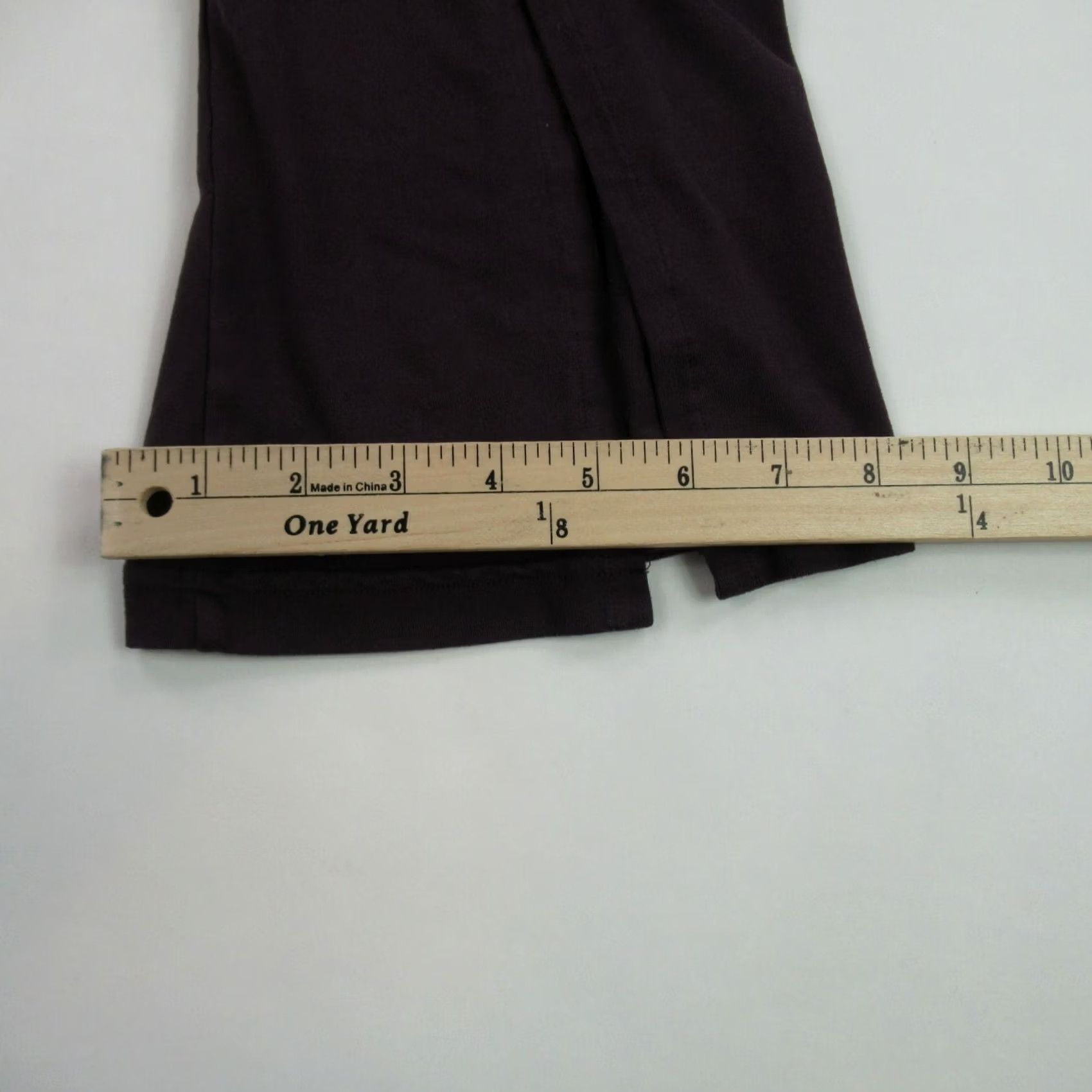 Prana Prana Leggings Women Burgundy Workout Gym Stretch Lightweight Yoga 26X29 Size 32" / US 10 / IT 46 - 8 Thumbnail