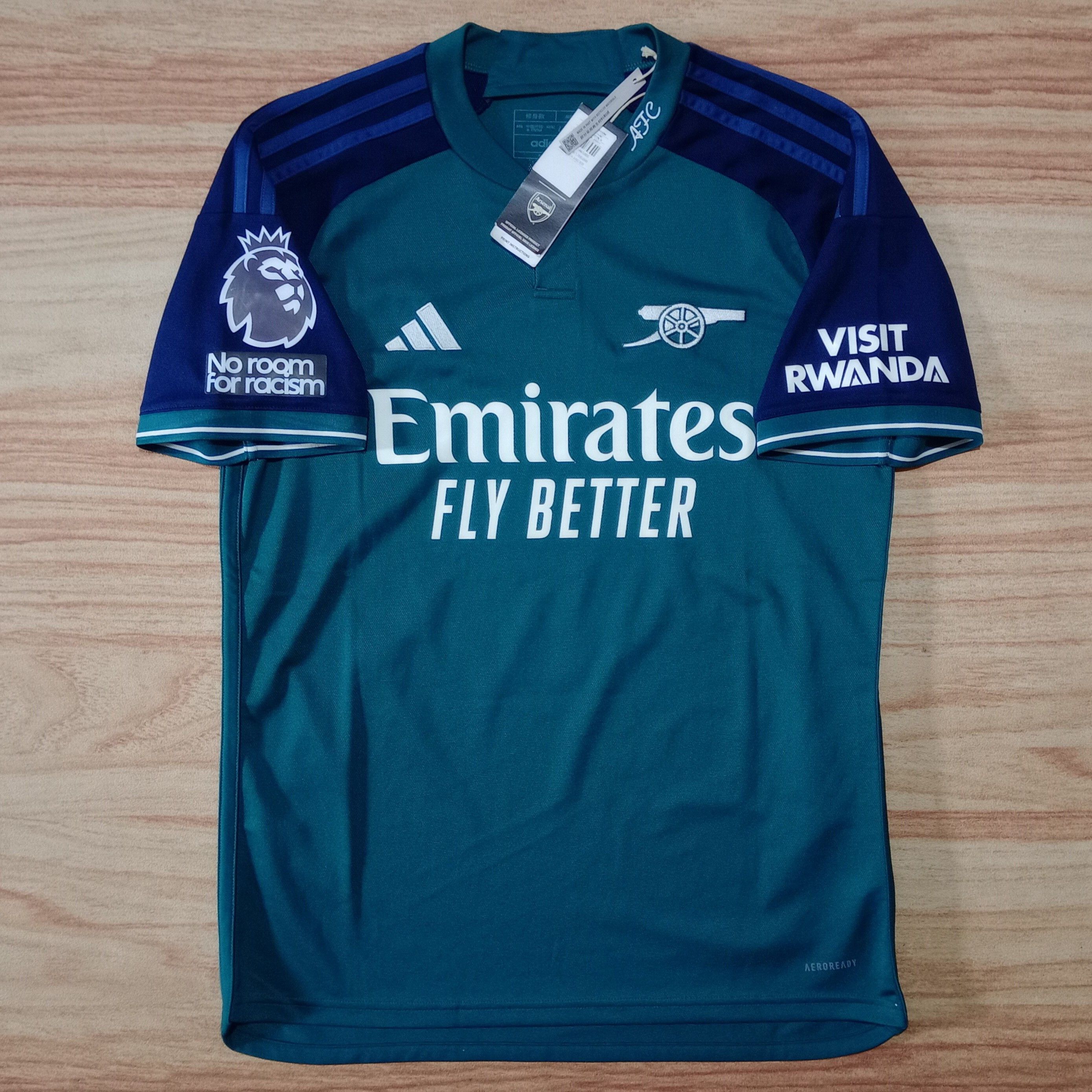 Adidas Arsenal 2023-2024 Third Jersey Martin Odegaard 8 Size US M / EU 48-50 / 2 - 1 Thumbnail