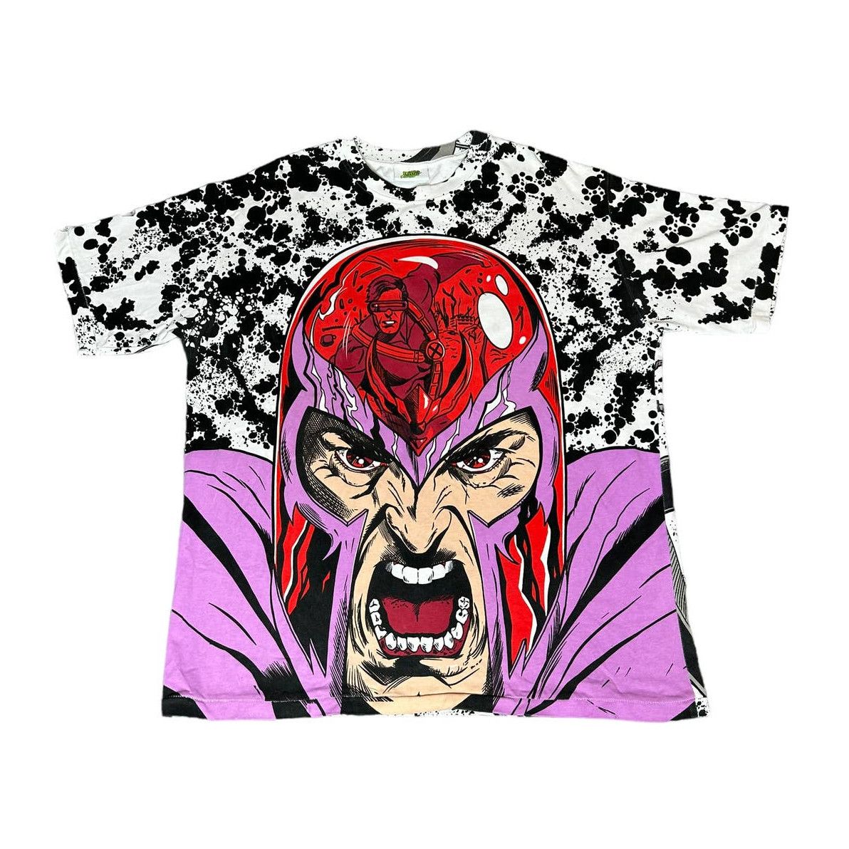 image of Marvel Comics x Vintage Marvel Chronic Images Magneto All Over Print Shirt, Men's (Size XL)