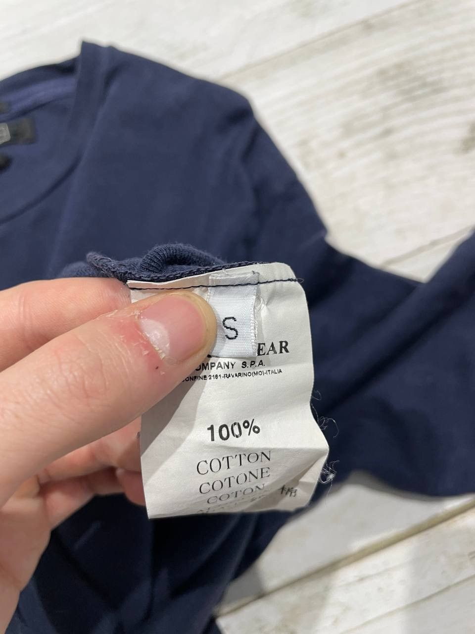 Stone Island Vintage Stone Island Denims Long Sleeve T-Shirt 2008 Y2K Size US S / EU 44-46 / 1 - 11 Thumbnail