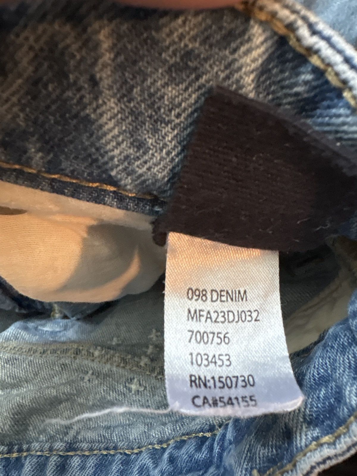 Ksubi Ksubi Chitch Punk Blue Thrashed Denim Size US 33 - 8 Thumbnail