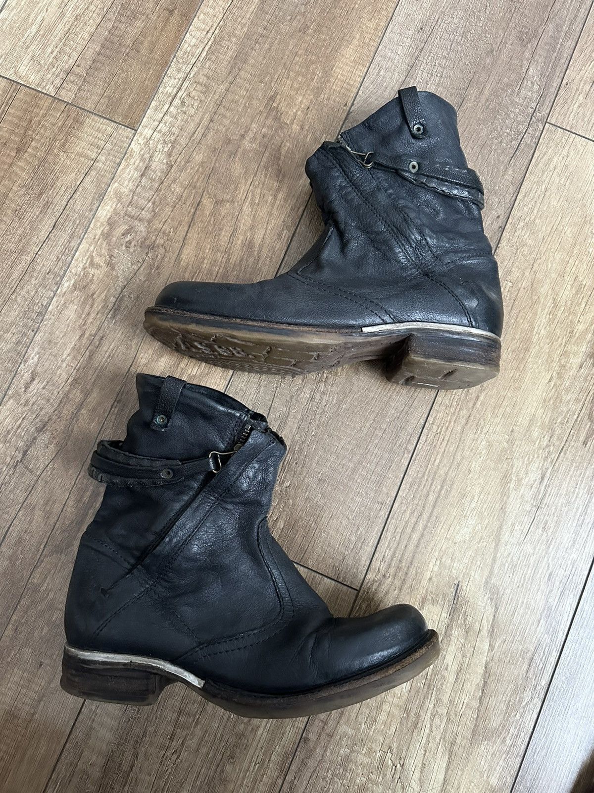 A.S.98 AS 98 Airstep Vintage Leather High Top Boots Shoes Size US 5.5 / EU 38 - 5 Thumbnail