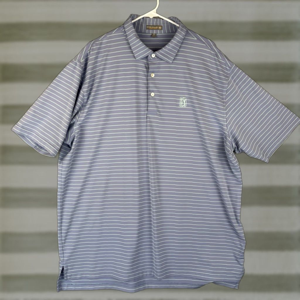 Peter Millar Peter Millar Polo Shirt Mens 2XL Purple Summer Comfort PGA Tour Golf Stretch Shirt Size US XXL / EU 58 / 5 - 1 Thumbnail