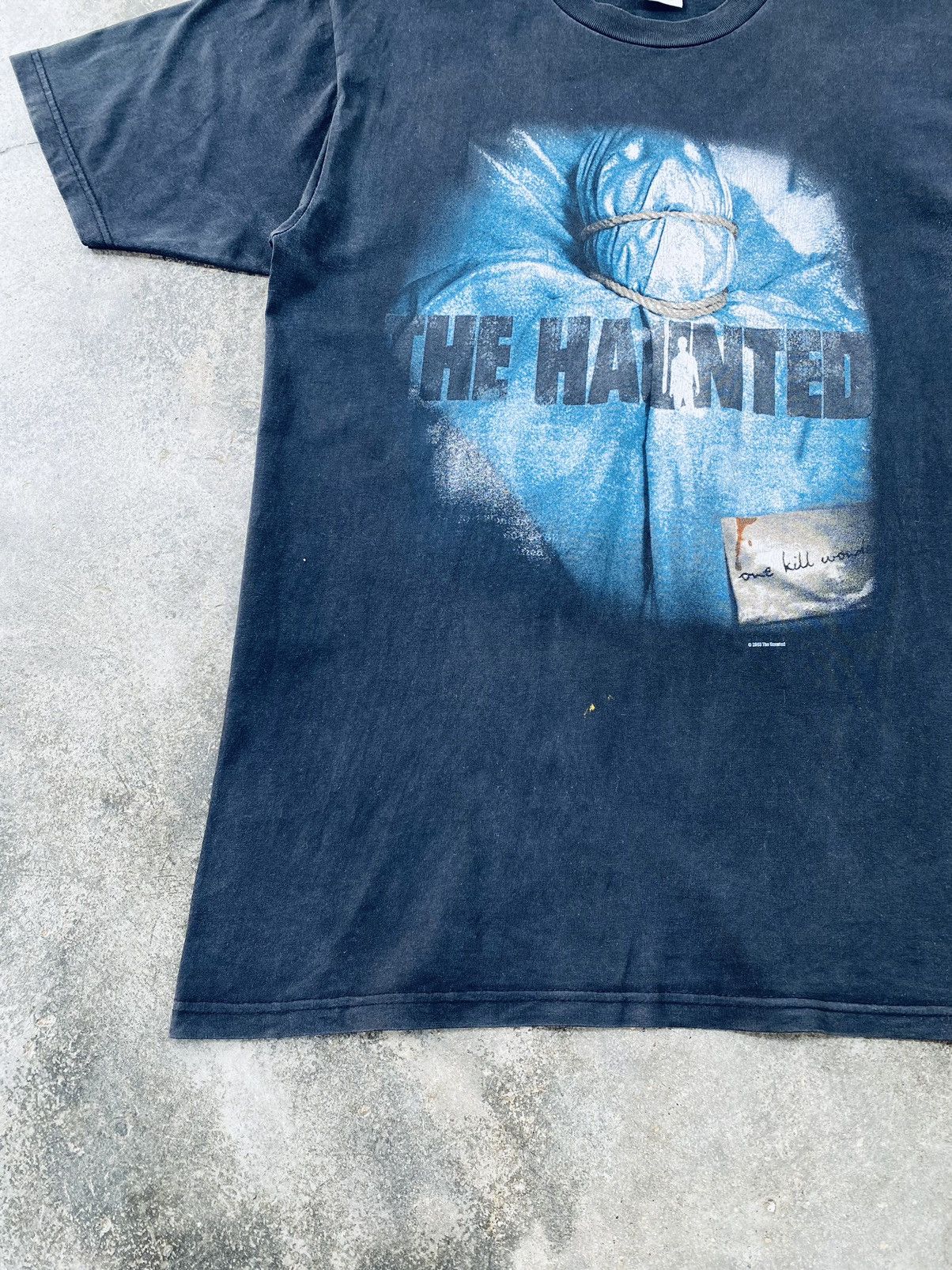 Vintage The Haunted Heavy Metal Band Distressed Tees