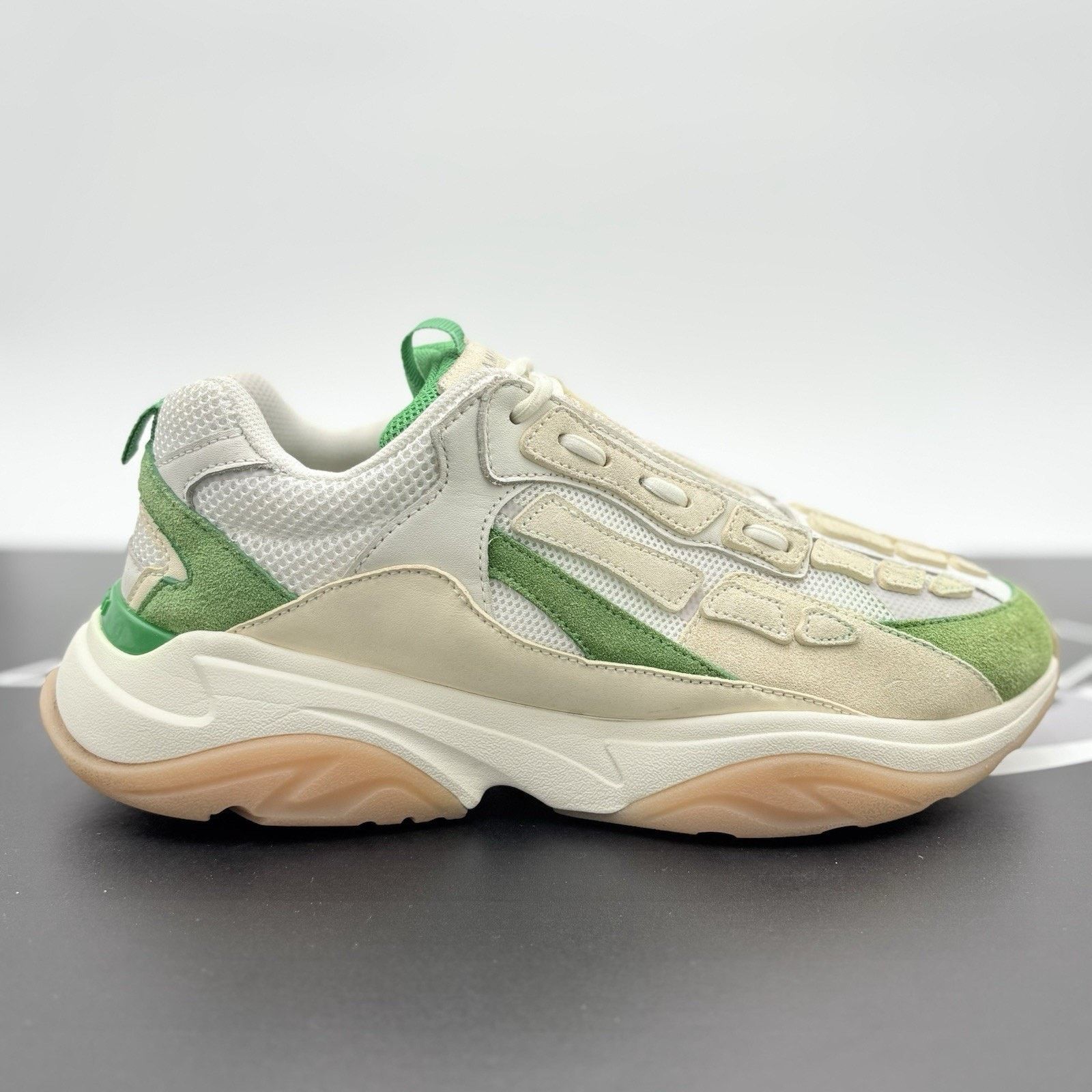 Amiri Amiri Bone Runner ' Tennis Green ' | SUPER CLEAN! Size US 12 / EU 45 - 2 Thumbnail