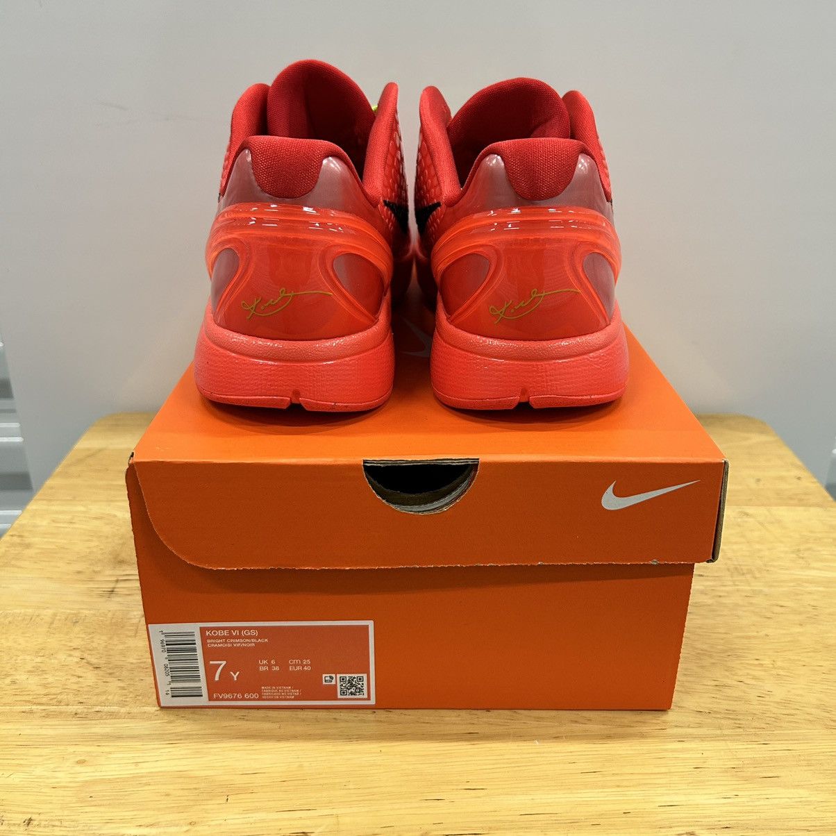 Nike Nike Kobe 6 Protro Reverse Grinch Sz 7Y GS FV9676-600 New Size US 7 / EU 40 - 3 Thumbnail