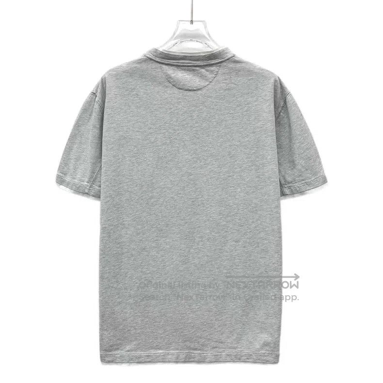 Brunello Cucinelli Brunello Cucinelli Gray, cotton crew-neck short-sleeve T-s Size US M / EU 48-50 / 2 - 2 Thumbnail