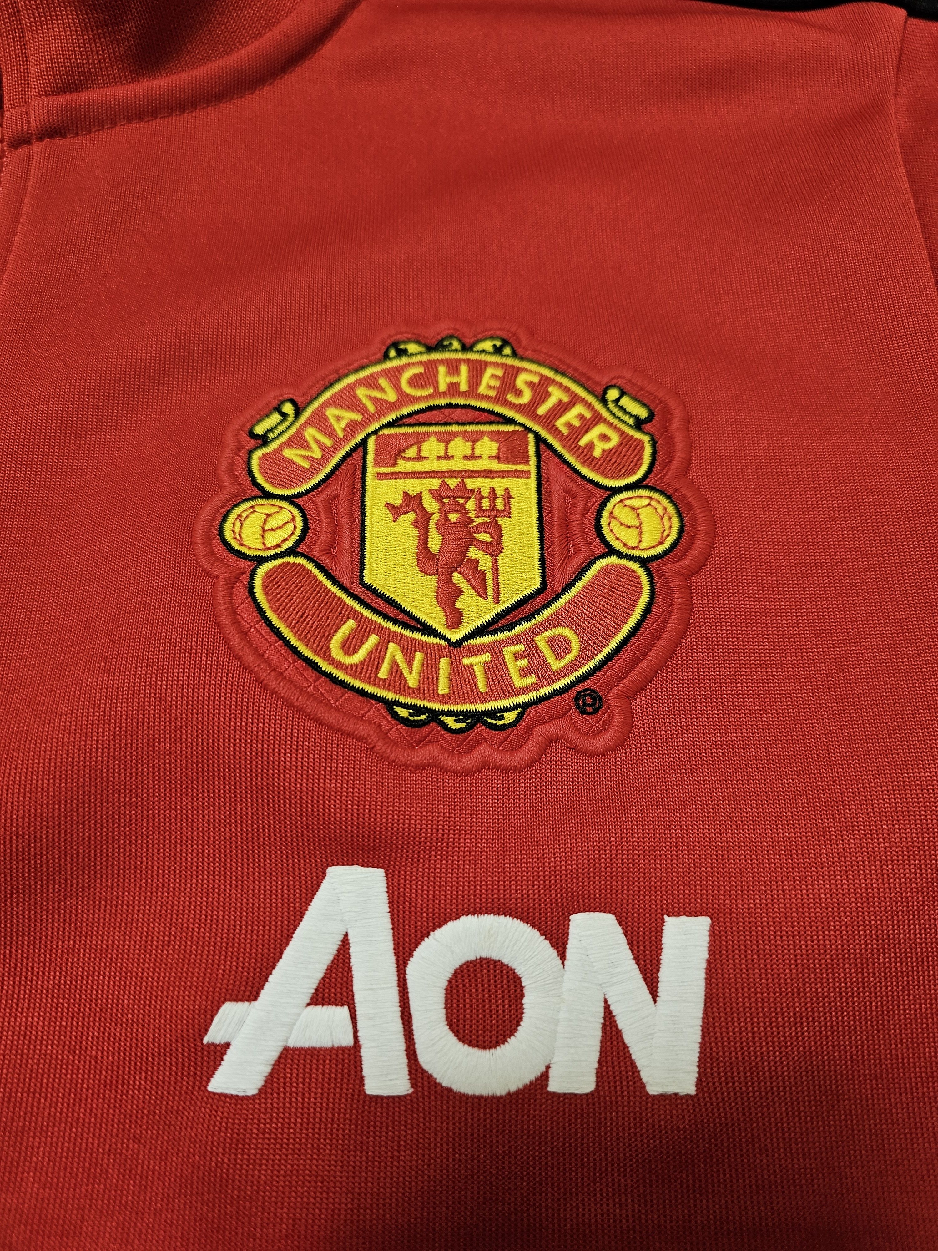 Nike × Vintage MANCHESTER UNITED 2012 JACKET FOOTBALL JACKET SOCCER ZIP Size US M / EU 48-50 / 2 - 4 Thumbnail
