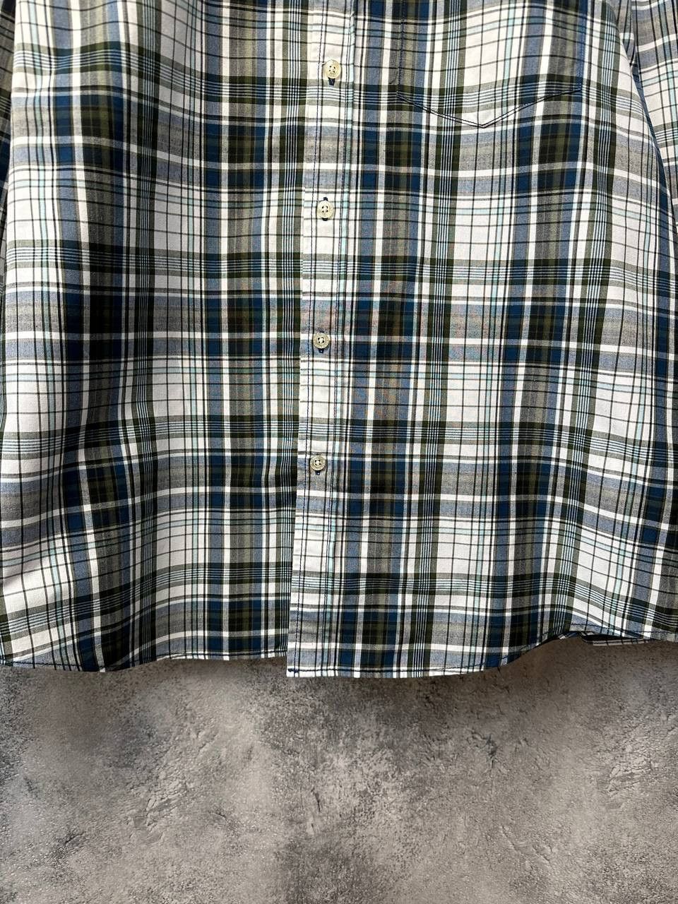 Other Schoffel Button Up Shirt Check Long Sleeve Point Collar Size US L / EU 52-54 / 3 - 8 Thumbnail
