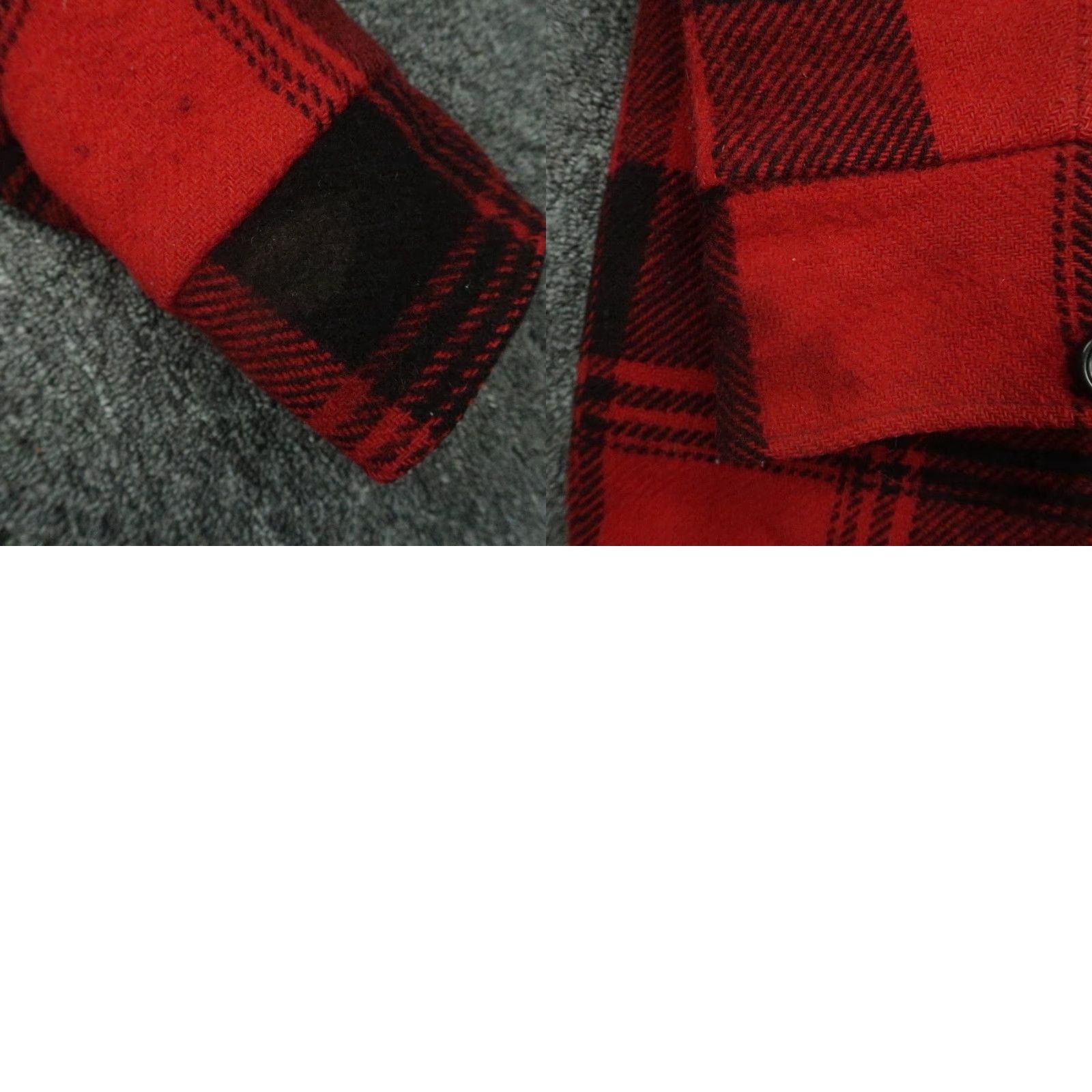 Vintage VINTAGE Woolrich Jacket Mens M Red Buffalo Plaid Wool Ful Zip Lined Woolrich Woolen Mills Overcoat Casual, Workwear Mens Size US M / EU 48-50 / 2 - 9 Thumbnail