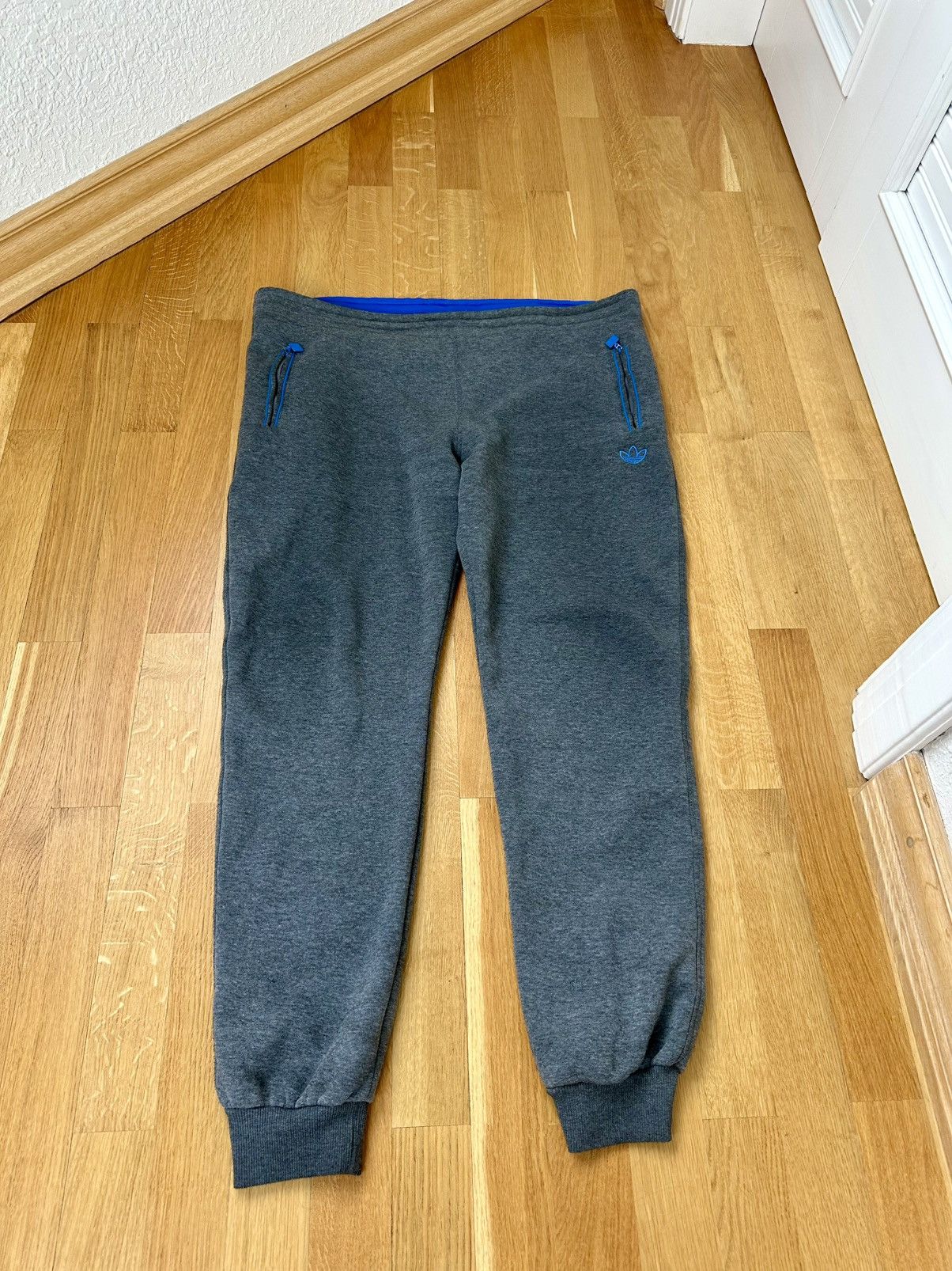 Adidas Vintage Adidas Big Size Pants Blue Logo Fit Size US 40 / EU 56 - 1 Thumbnail