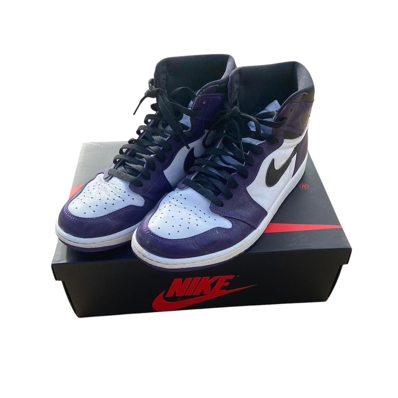 Jordan Brand × Nike Nike air jordan 1 highs court purple in uk10/us11 Size US 11 / EU 44 - 1 Thumbnail
