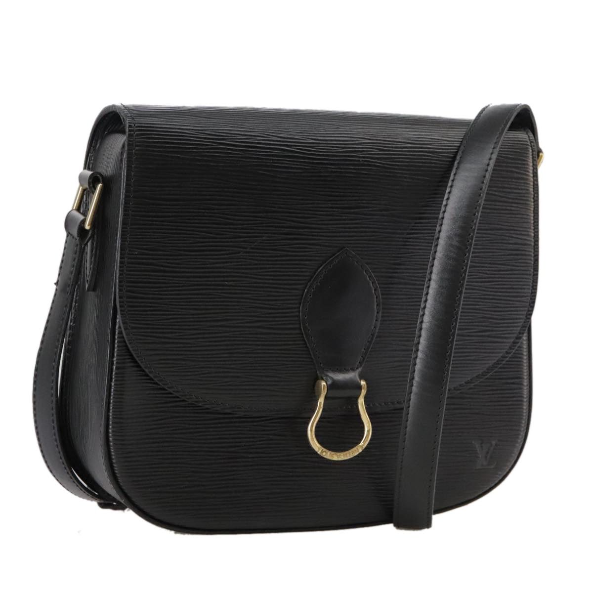 Louis Vuitton LOUIS VUITTON Epi Saint Cloud GM Shoulder Bag Black Noir Size ONE SIZE - 1 Thumbnail