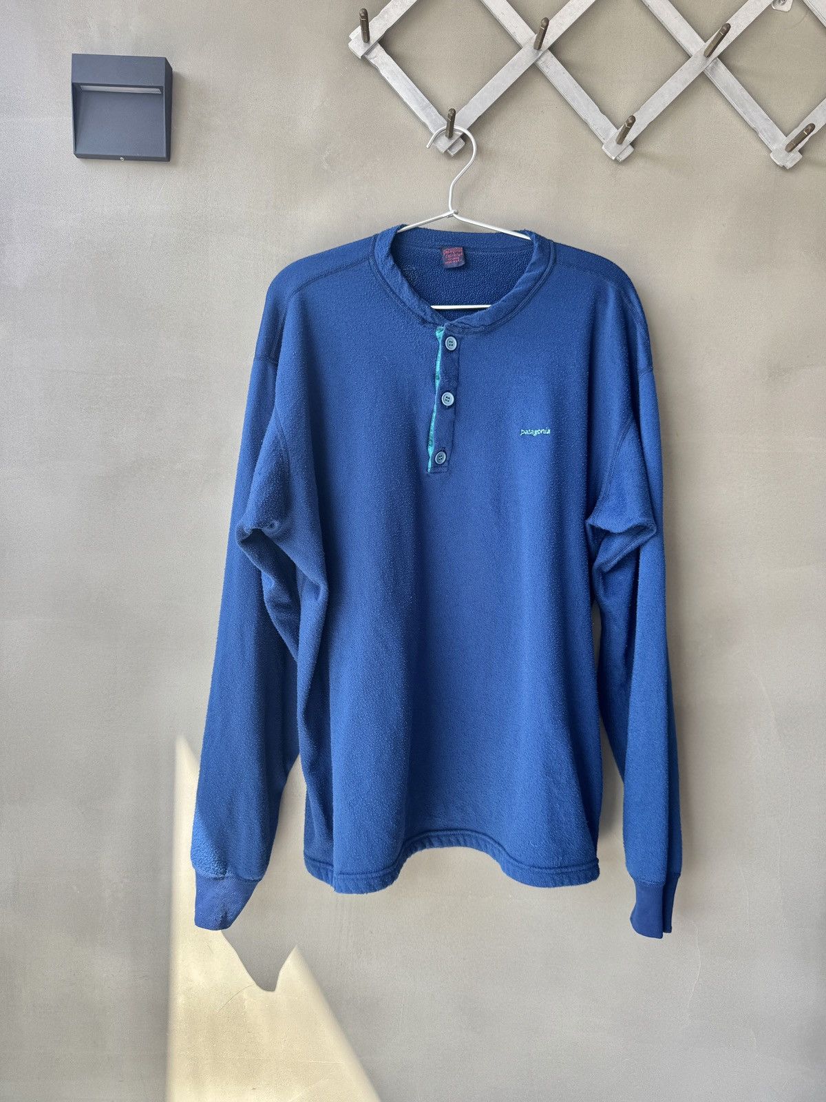 Patagonia 80s Patagonia USA Capilene Mens Henley Neck Fleece Sweater Size US XXL / EU 58 / 5 - 2 Thumbnail