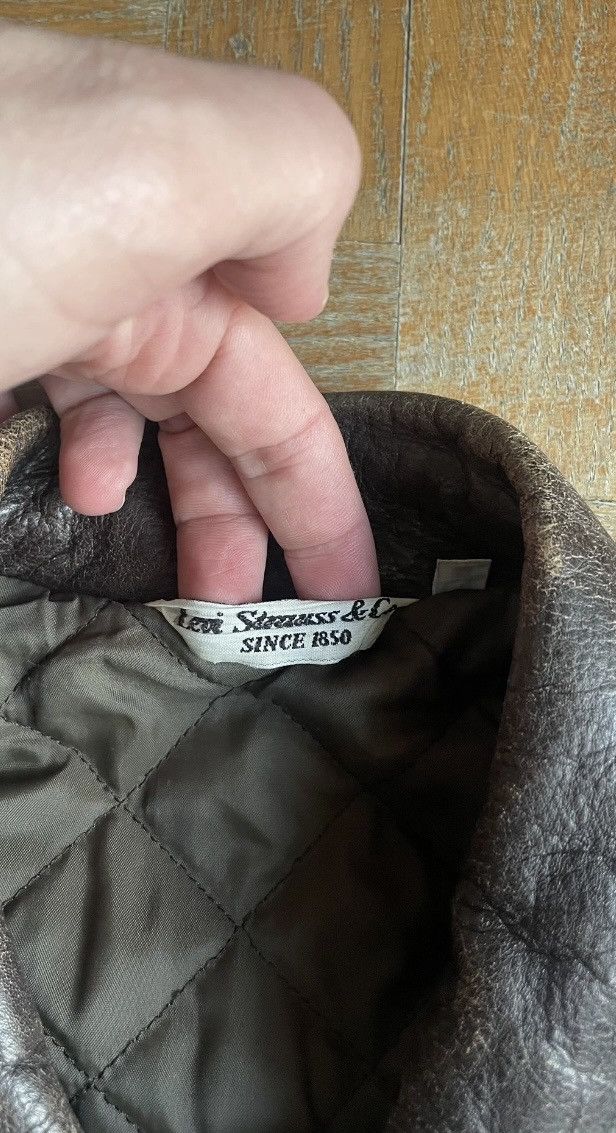 Levi's Vintage Clothing Levi’s Vintage clothing leather trucker Size US M / EU 48-50 / 2 - 7 Thumbnail