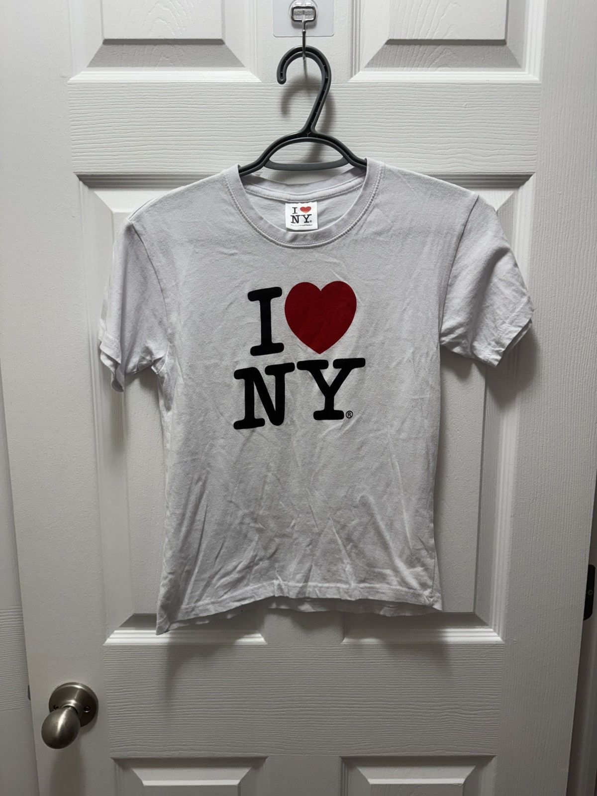 I Love NY I Love NY Classic White Baby Tee Size US S / EU 44-46 / 1 - 1 Thumbnail