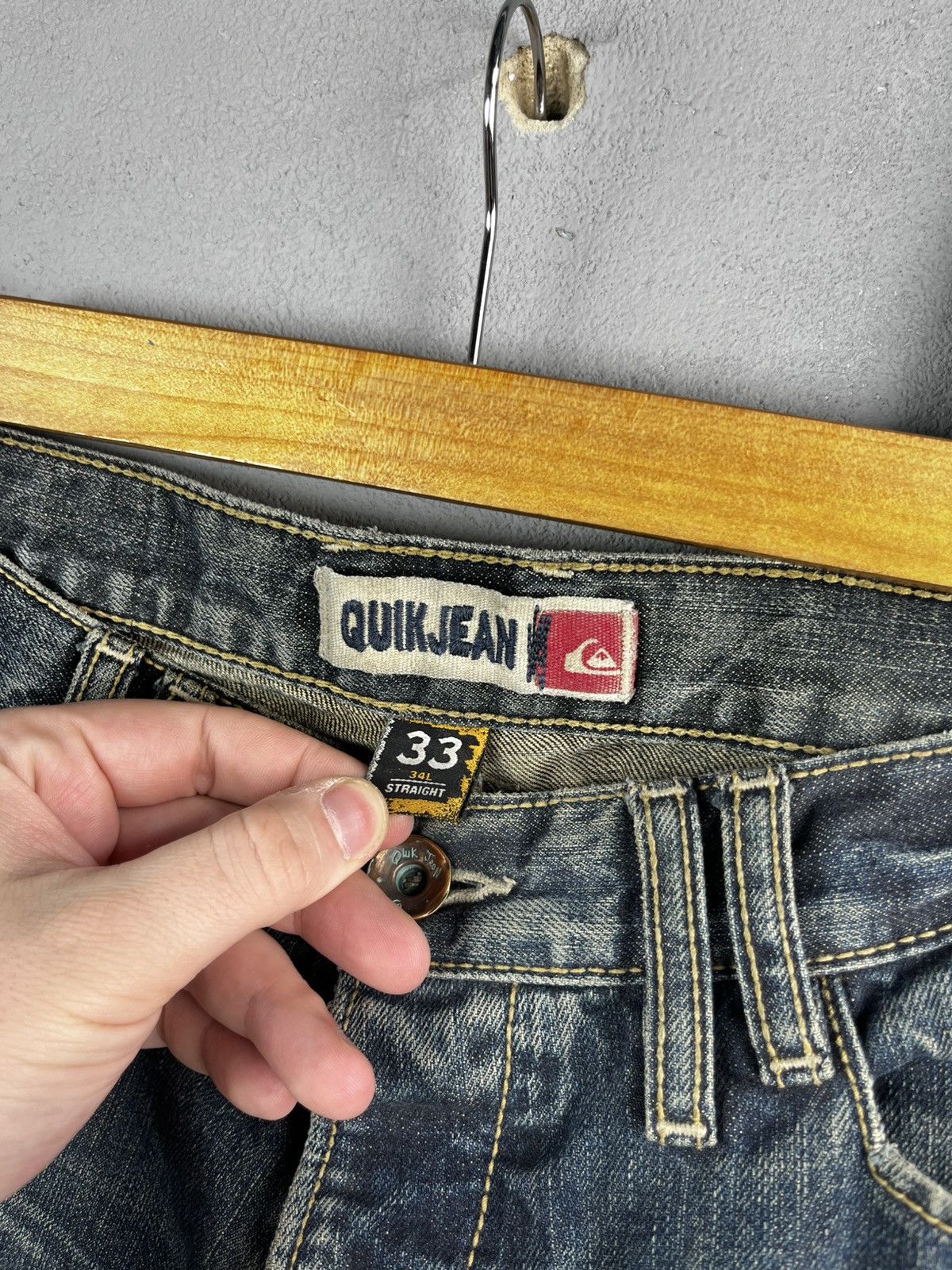 Quiksilver Quiksilver denim pants vintage 90s Size US 33 - 8 Thumbnail