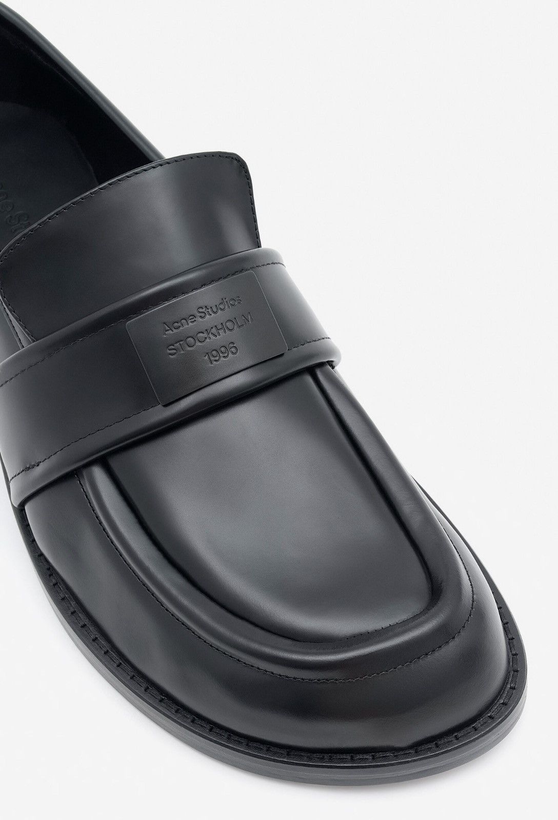 Acne Studios Last Acne Studios Black Vintage Leather Loafers Size US 12 / EU 45 - 5 Thumbnail