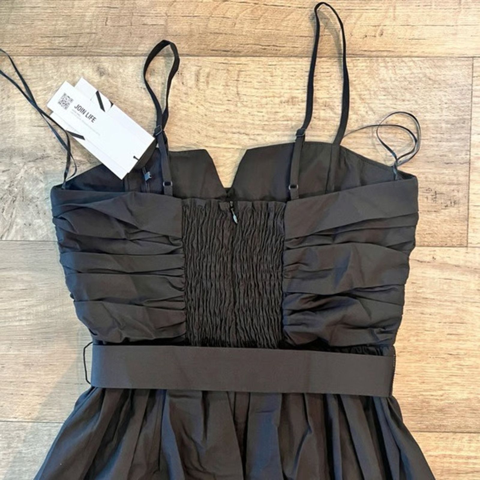 Zara ZARA Black Bubble Hem Mini Dress NWT Size M / US 6-8 / IT 42-44 - 25 Thumbnail