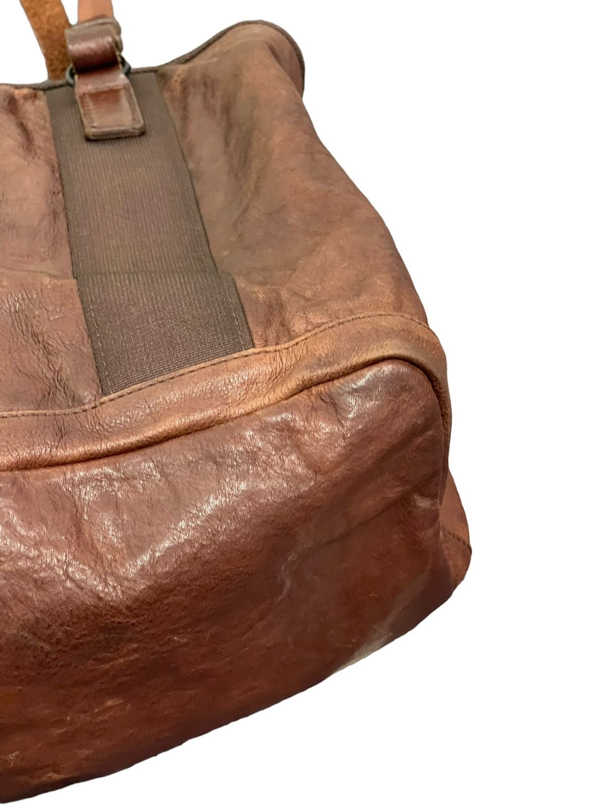Japanese Brand Full Leather Patina Never Fade Tote Shoulder Bag 3🟩 Size ONE SIZE - 17 Thumbnail