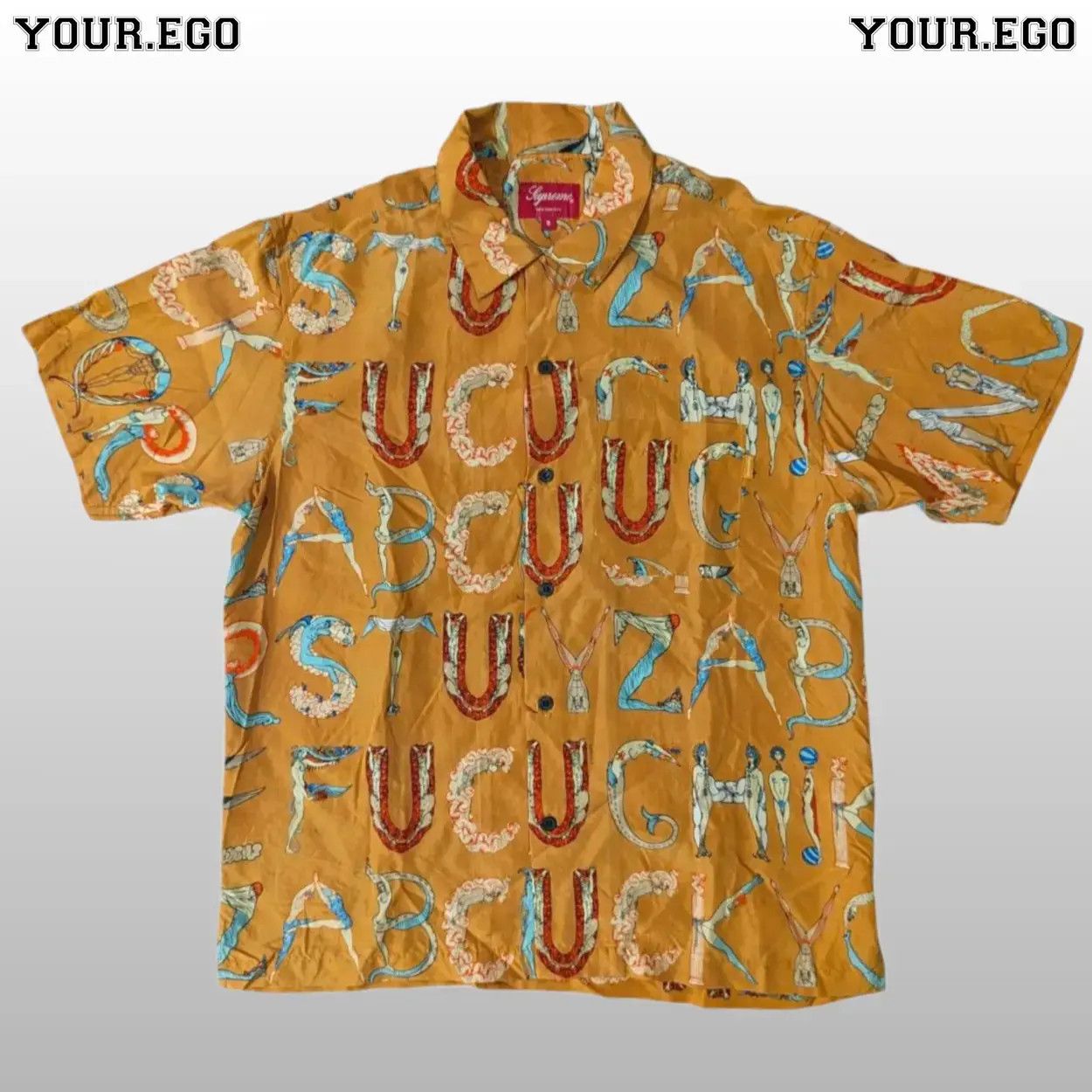 Supreme Supreme alphabet silk shirt | Grailed