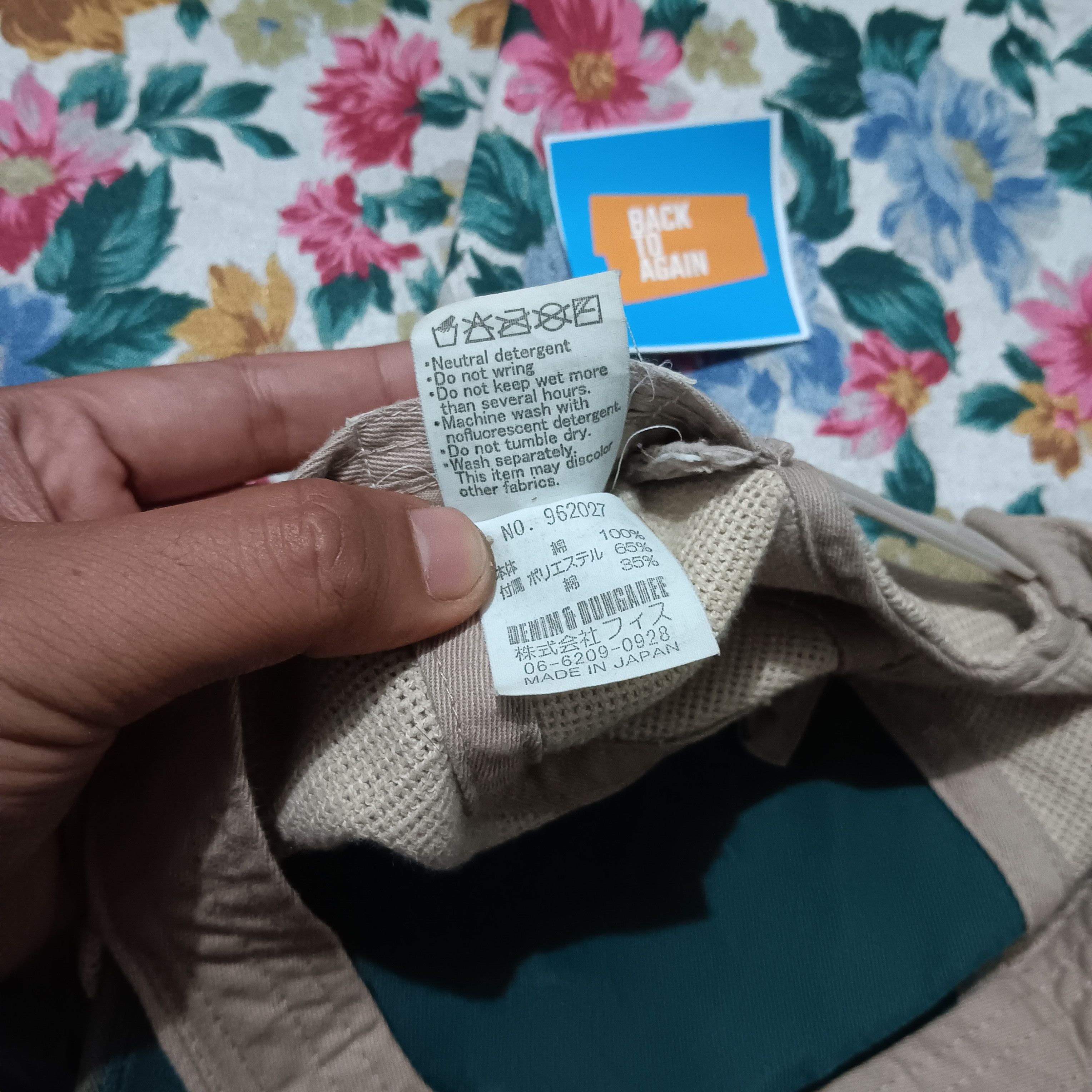 Japanese Brand Vintage Denim Dungaree by fifth japan hat Size ONE SIZE - 4 Thumbnail