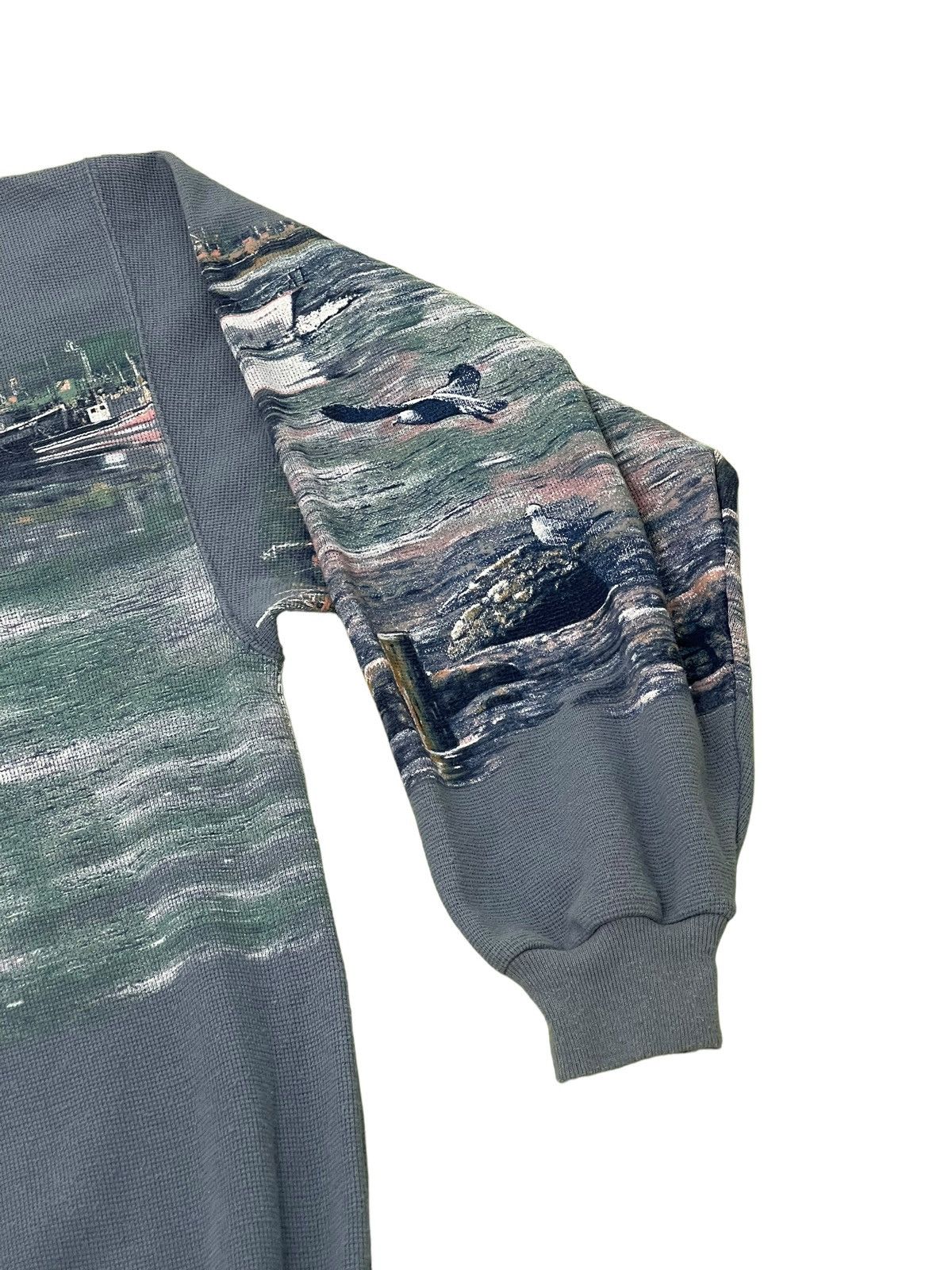 Vintage Vtg Art Unlimited Sportswear Sweatshirt Lake Printed 5🟩7 Size US XXL / EU 58 / 5 - 4 Thumbnail