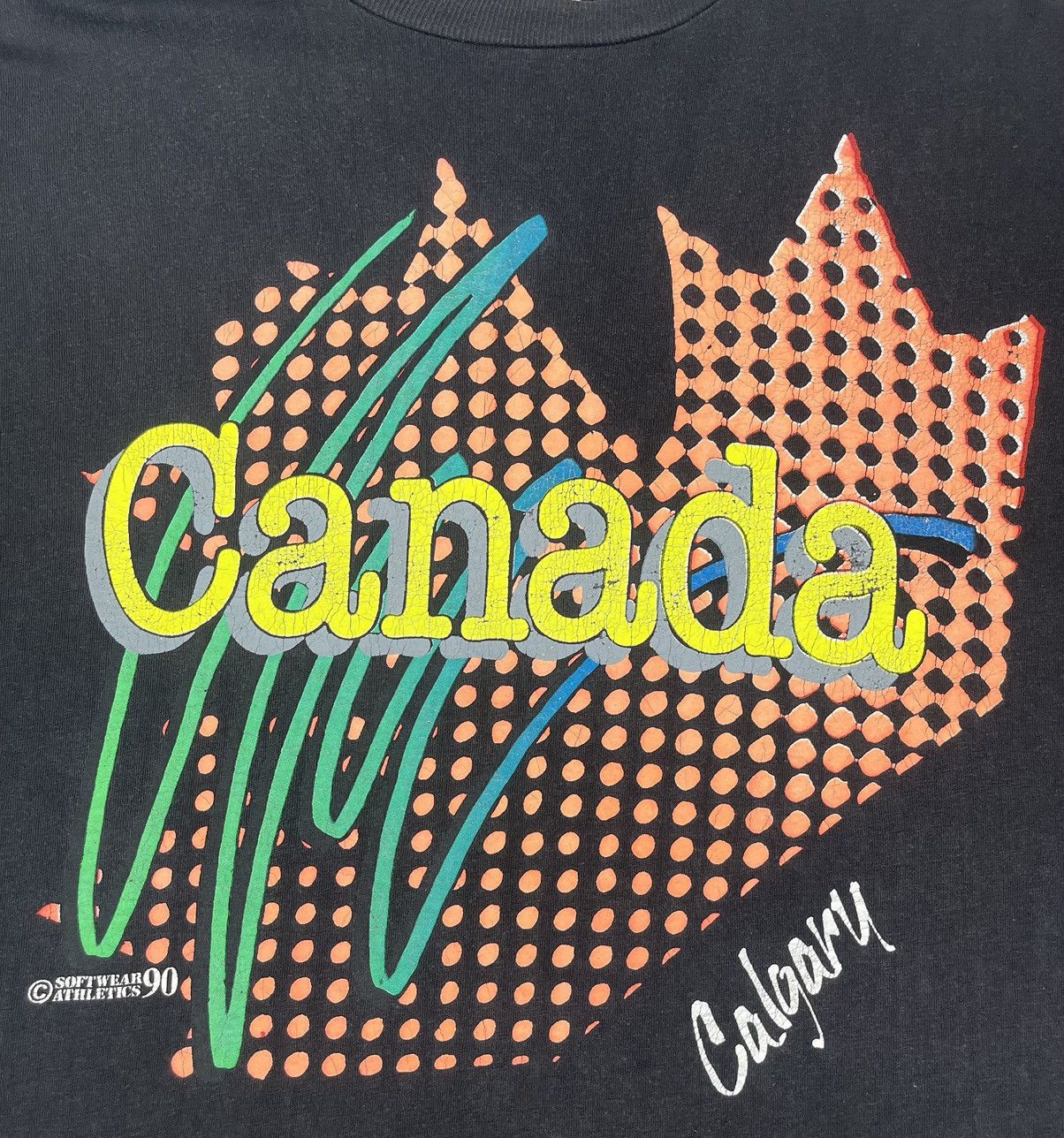 Vintage 90s Sunfaded Vintage Canada tee Size US XXL / EU 58 / 5 - 7 Thumbnail
