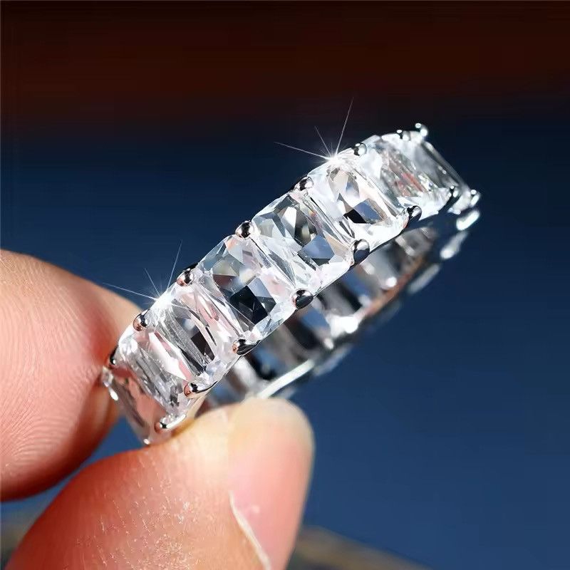 Jewelry × Vintage Vintage White Zircon Stone Ring (size 6-10) Size ONE SIZE - 2 Thumbnail