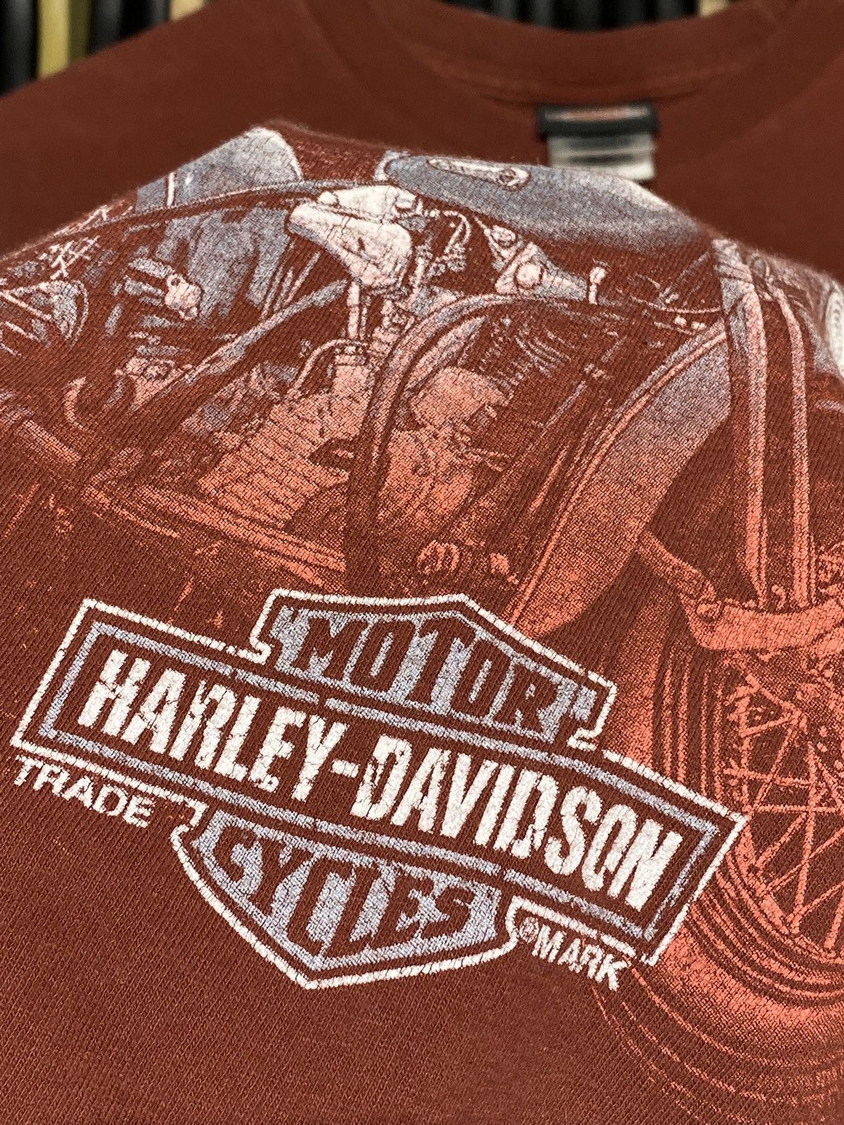 Harley Davidson × Vintage Vtg 00’ Harley Davidson Tx Motorcyle T-Shirt Adult Medium Size US M / EU 48-50 / 2 - 3 Thumbnail