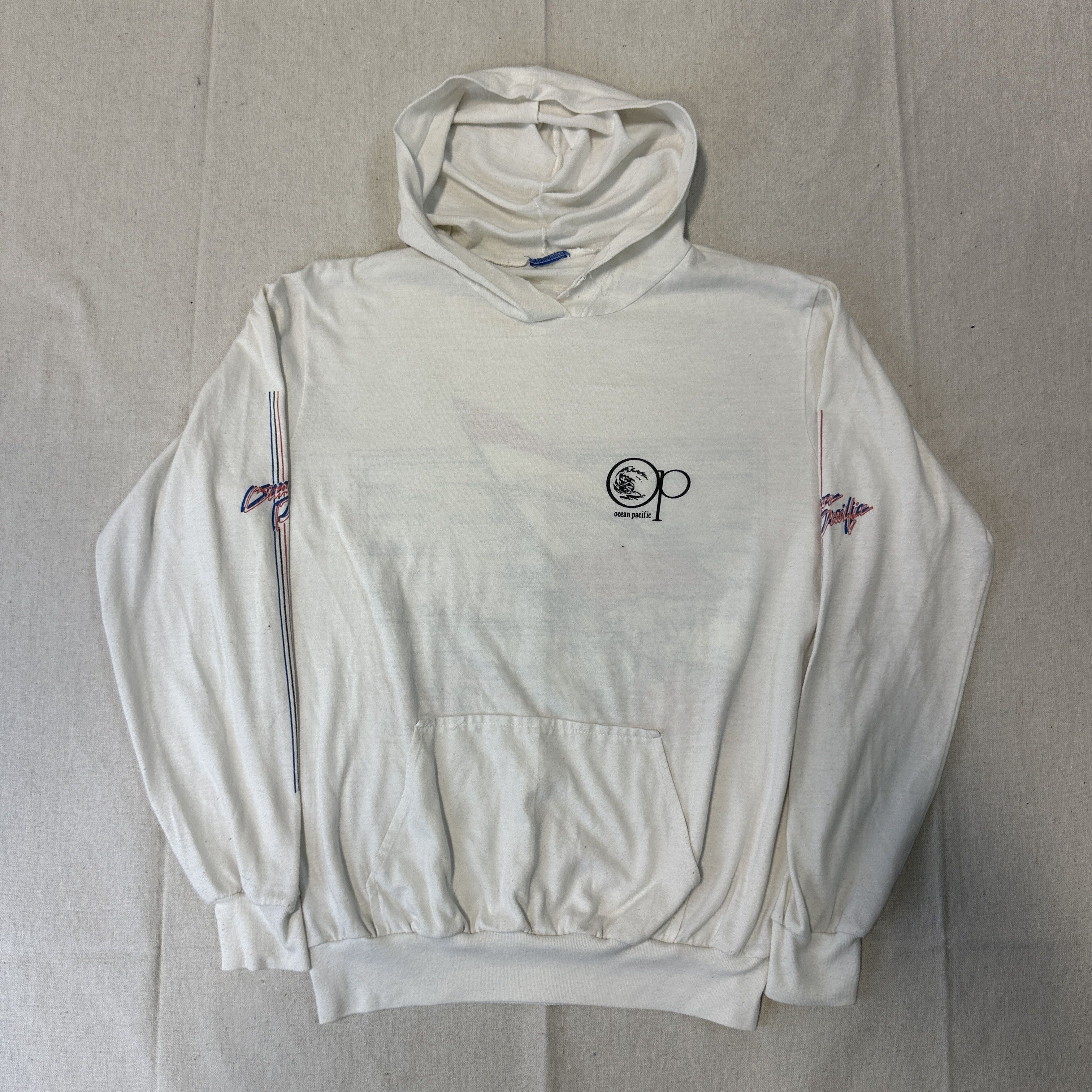 Ocean Pacific Vintage Ocean Pacific Windsurfing Graphic Hoodie Size Large Size US L / EU 52-54 / 3 - 1 Thumbnail