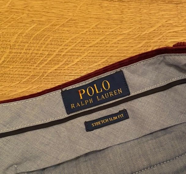 Polo Ralph Lauren Polo Ralph Lauren Corduroy Burgundy Pants x Old Money Size US 33 - 7 Thumbnail
