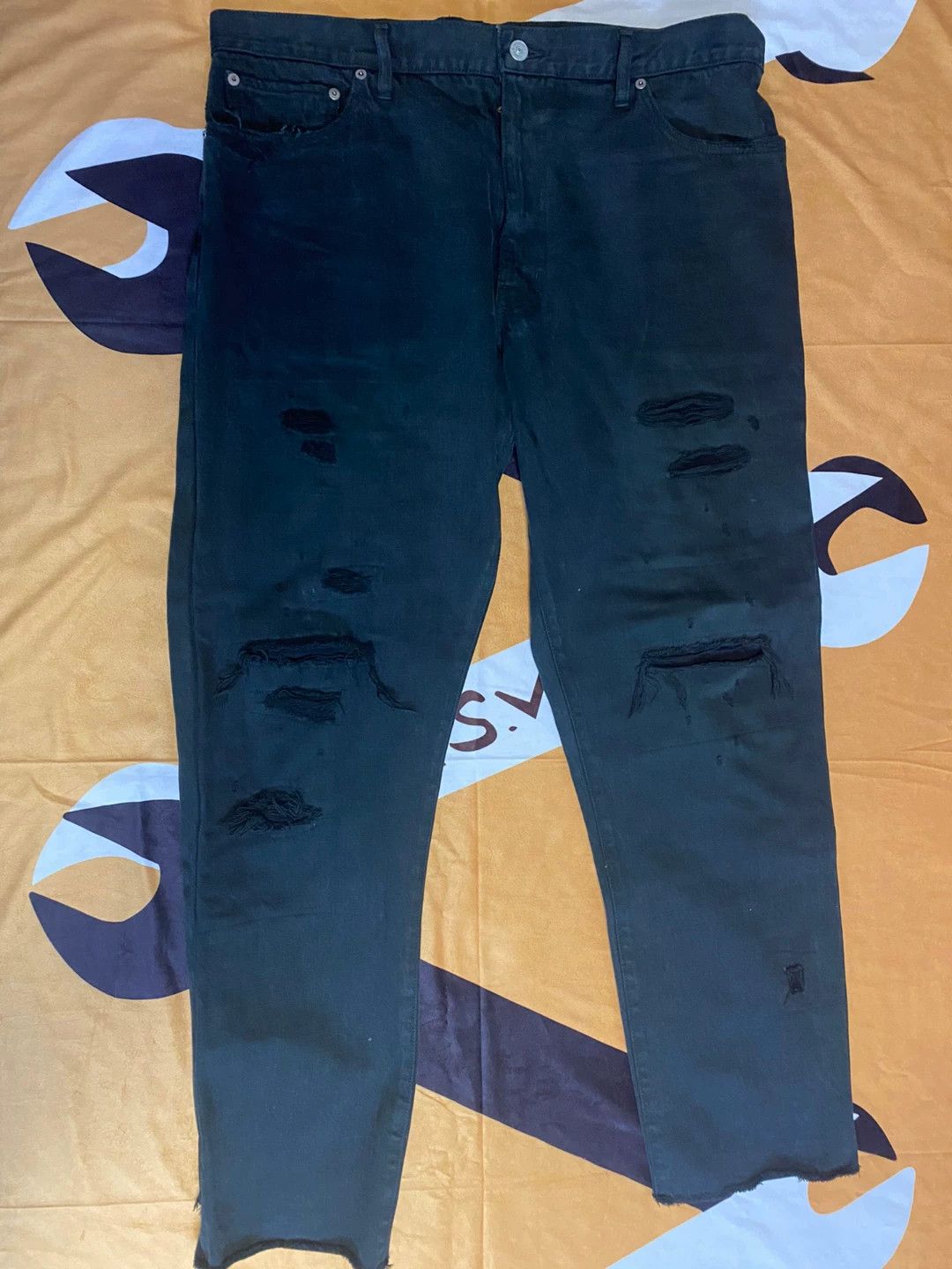 VISVIM 20SS SS JOURNEYMAN PANTS TACKED CRASH Denim