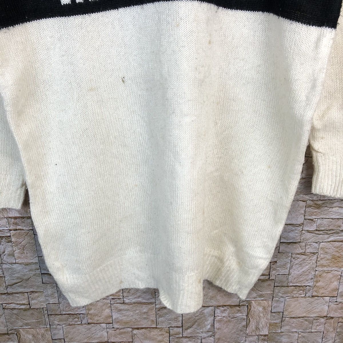 Homespun Knitwear × Japanese Brand Ziddy White Knitwear vintage #A416 Size M / US 6-8 / IT 42-44 - 6 Thumbnail
