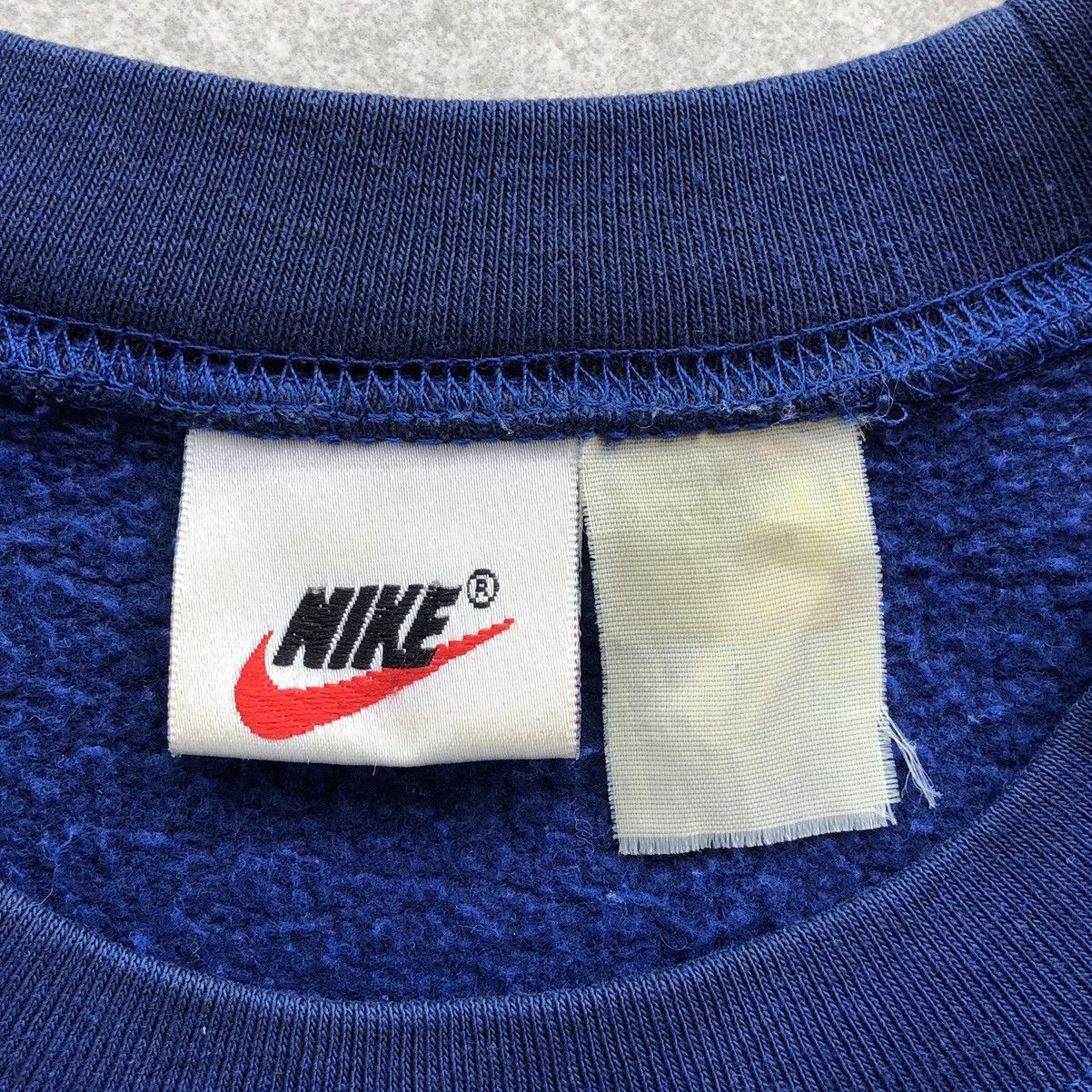 Vintage 90s Nike Embroidered Rare Logo Crewneck