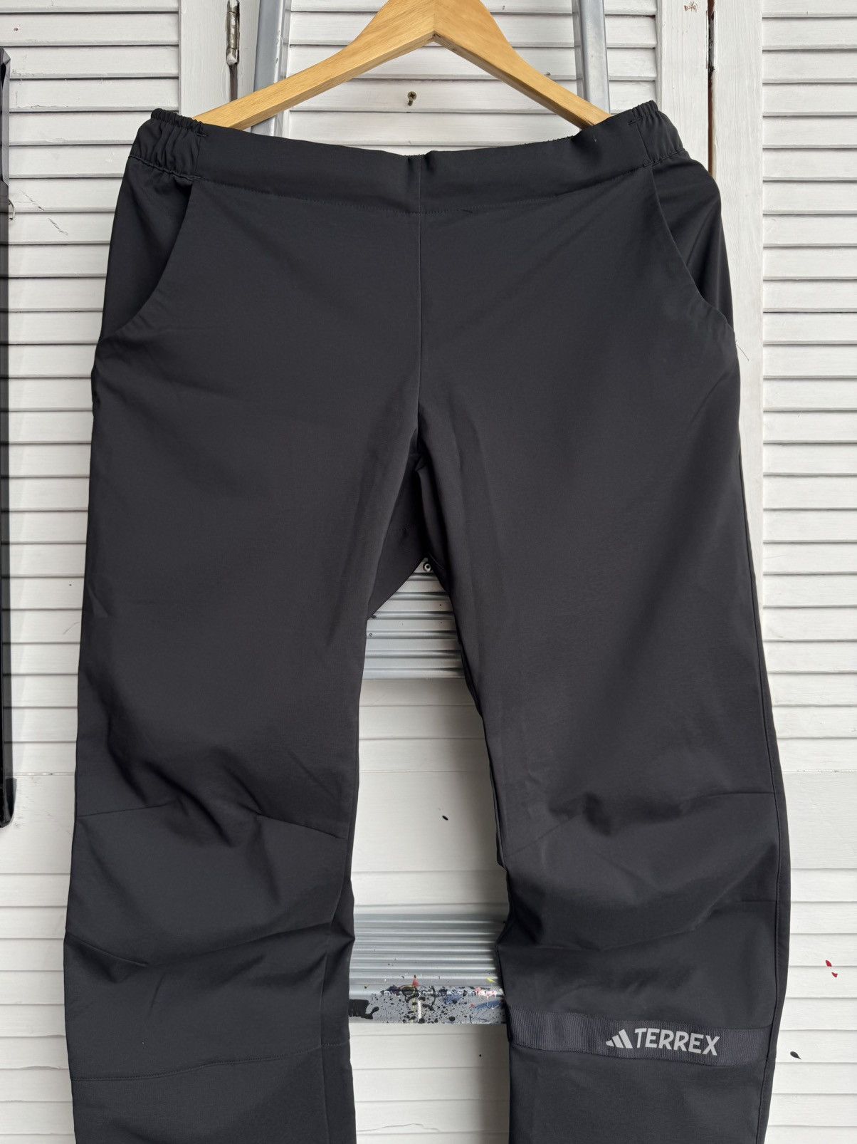 Adidas Adidas Terrex Softshell Hiking Pants Black Women L Size 30" / US 8 / IT 44 - 6 Thumbnail